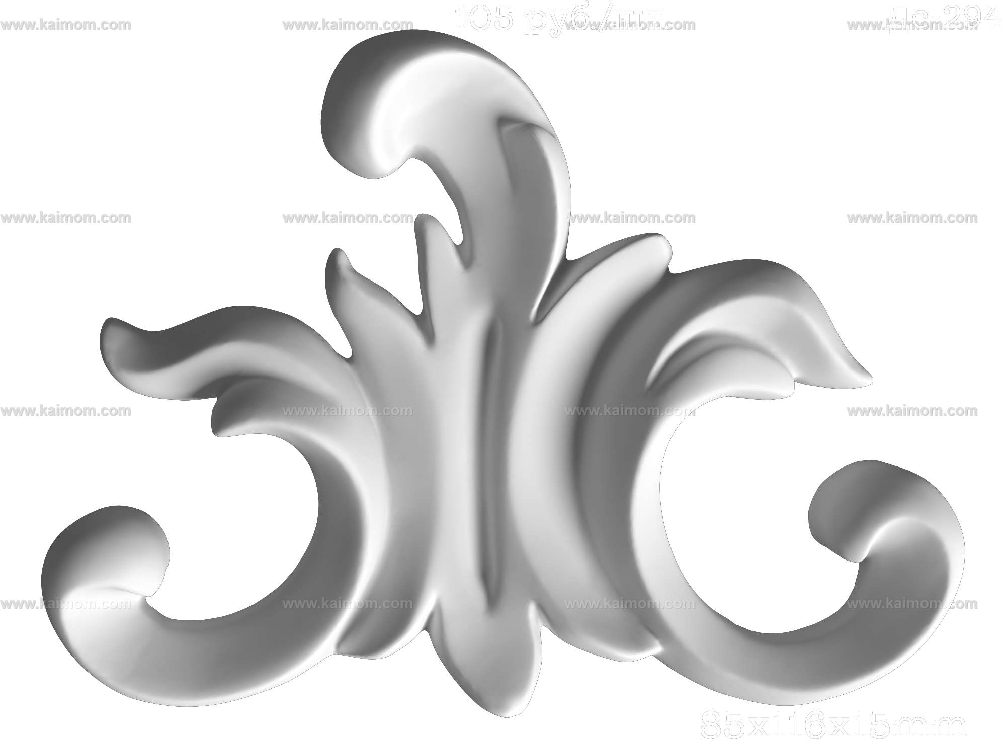 欧式墙面雕花3D模型-1