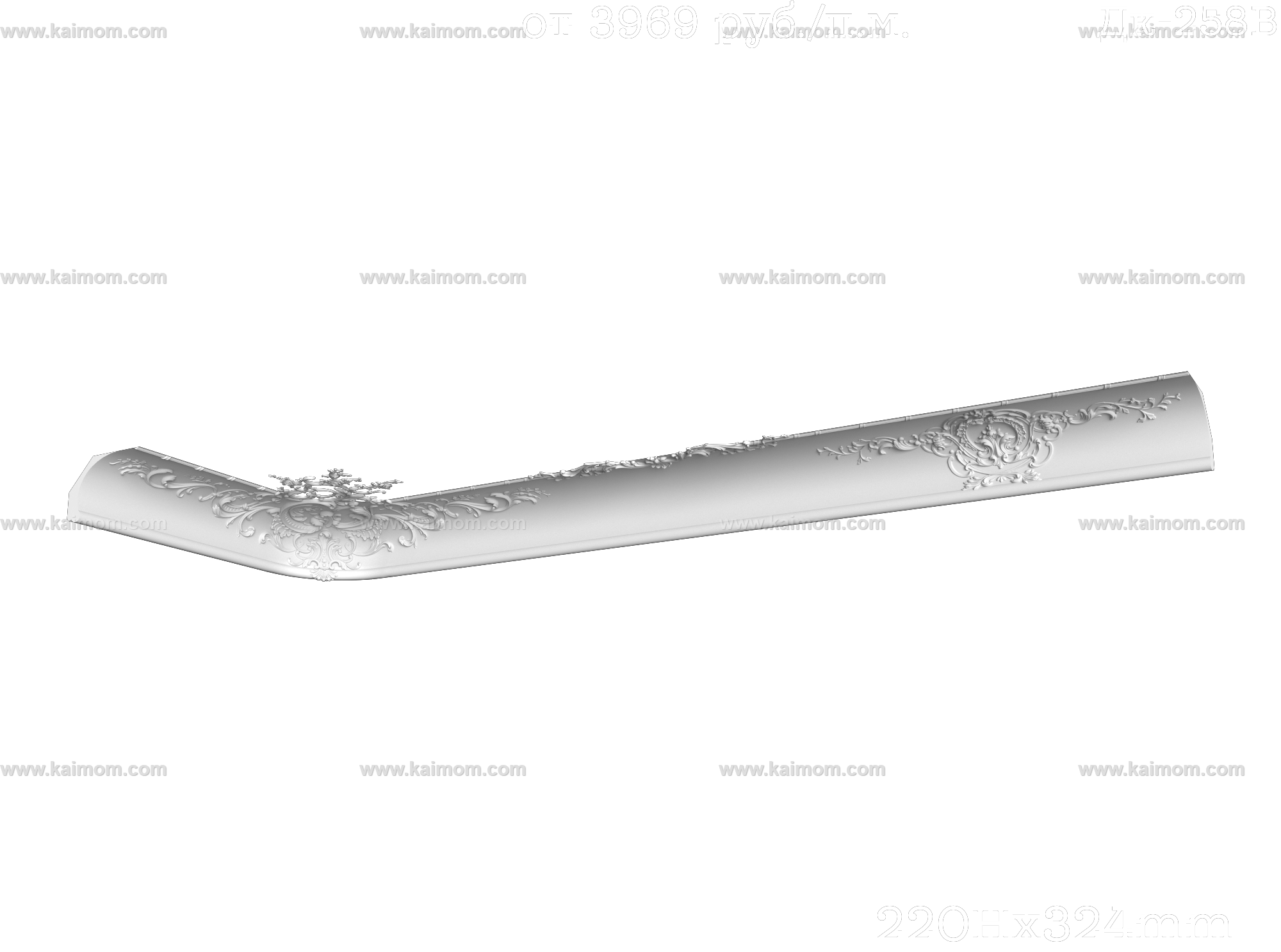 石膏线条3D模型-1