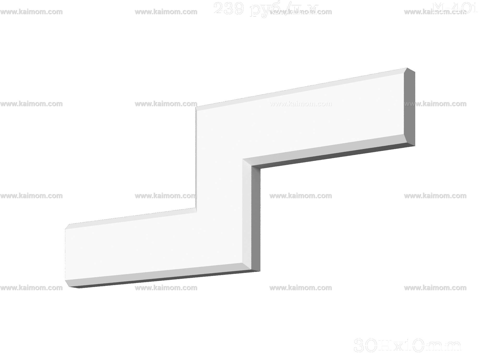 转角石膏线3D模型-1