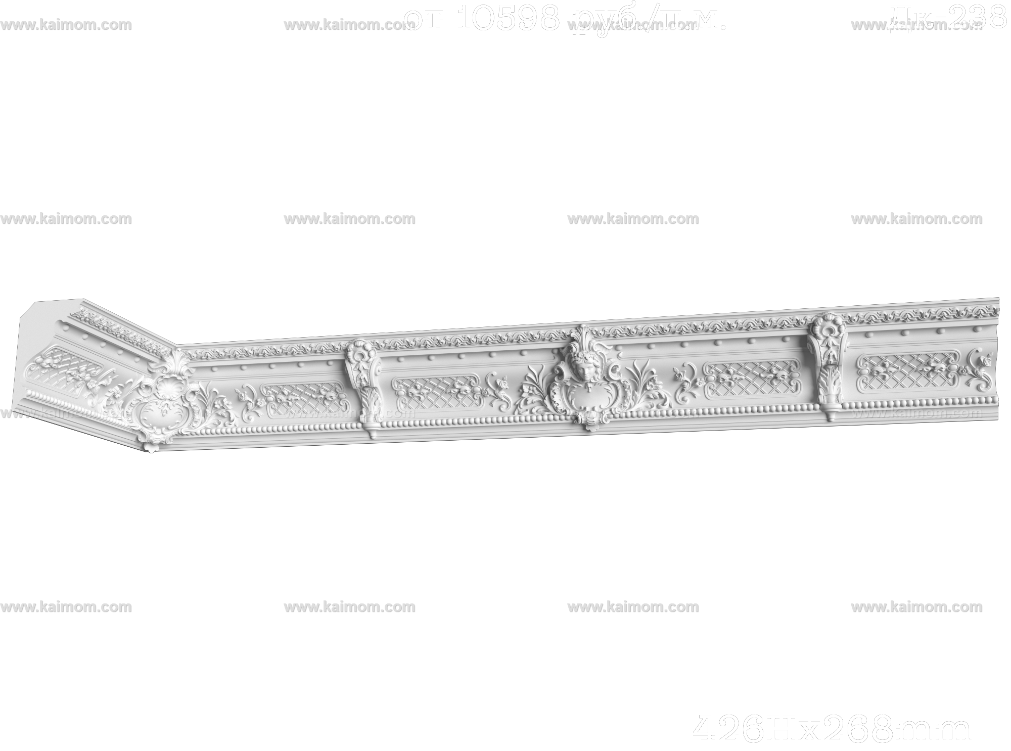石膏线条3D模型-1