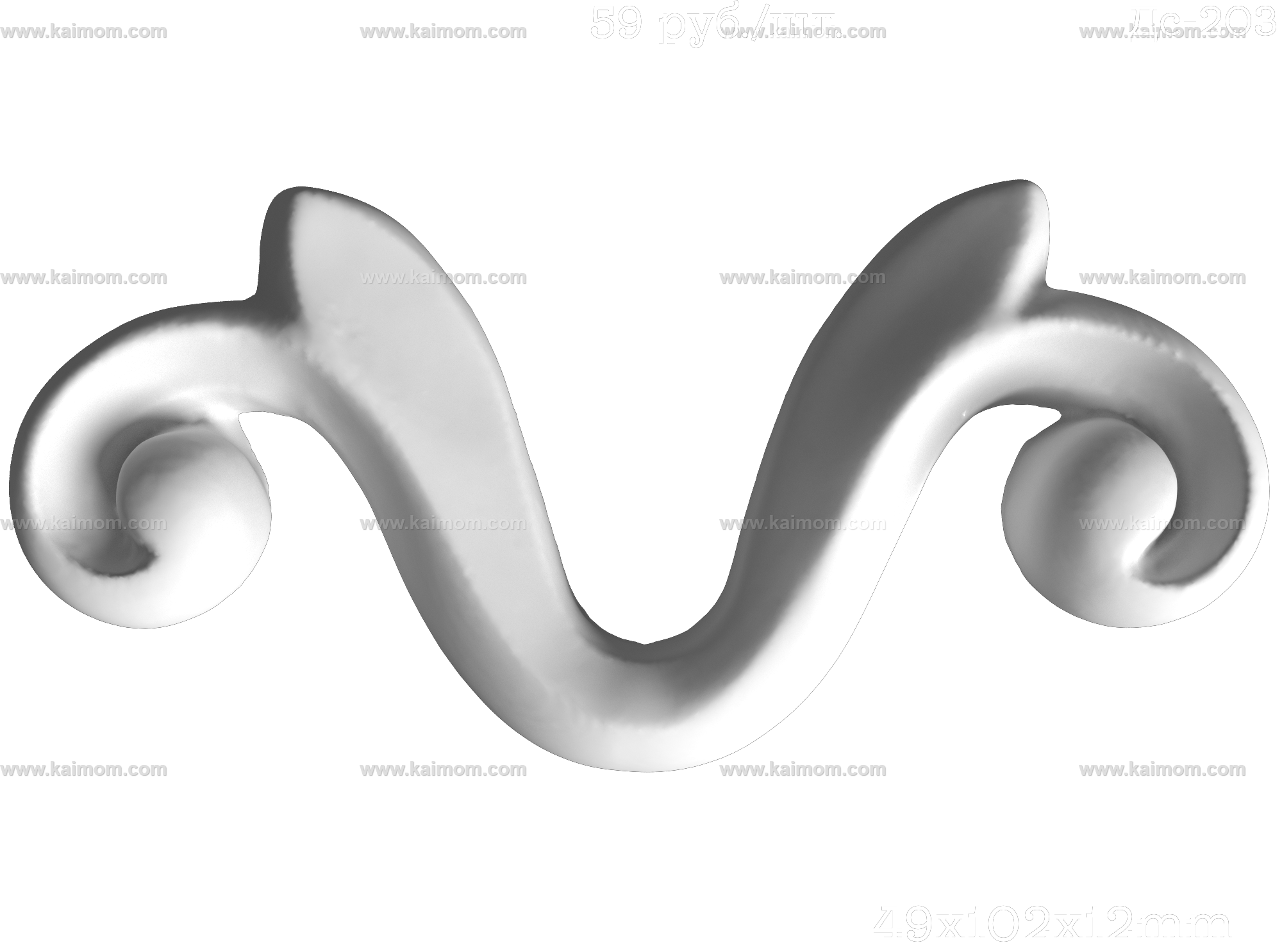 欧式墙面雕花3D模型-1