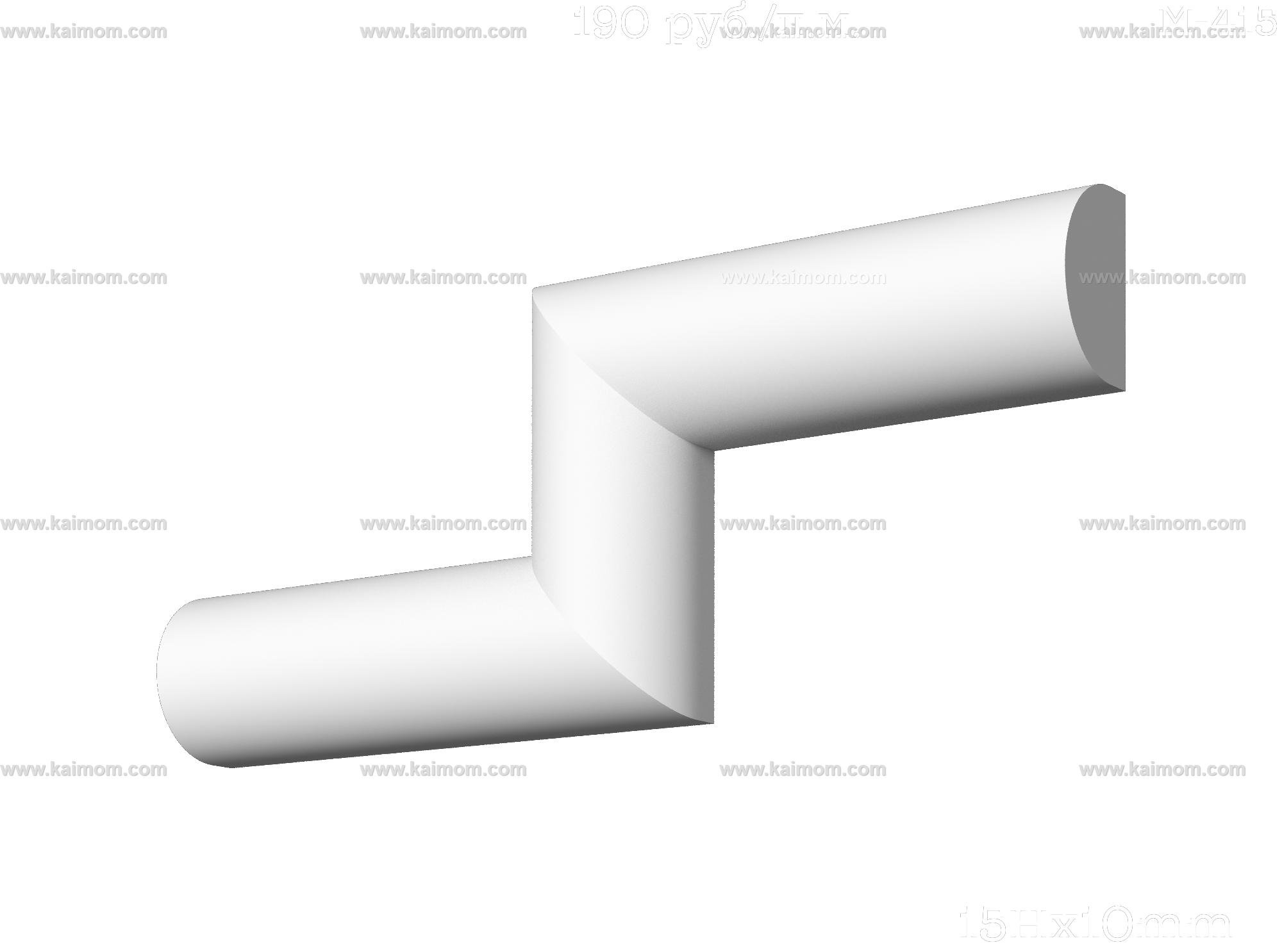 转角石膏线3D模型-1