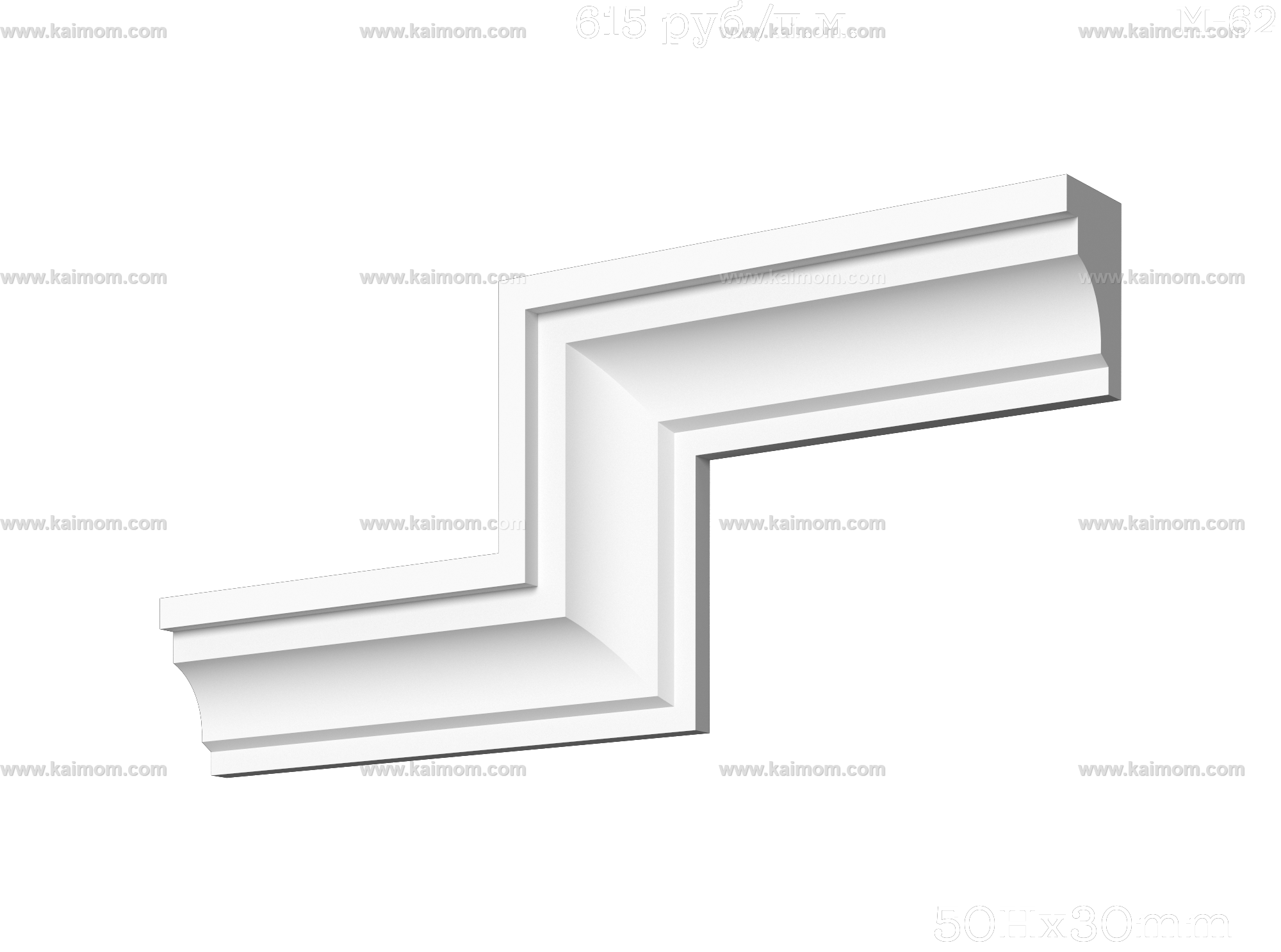 转角石膏线3D模型-1