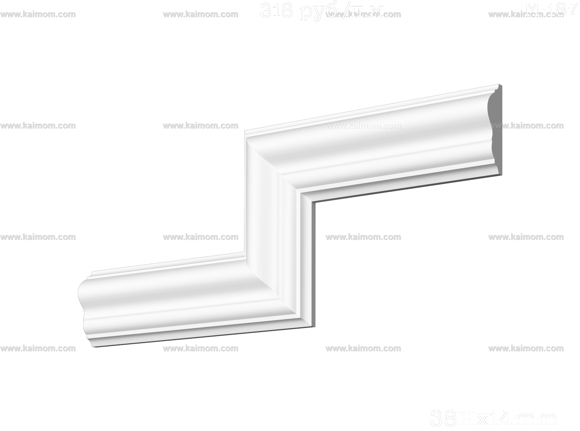 转角石膏线3D模型-1