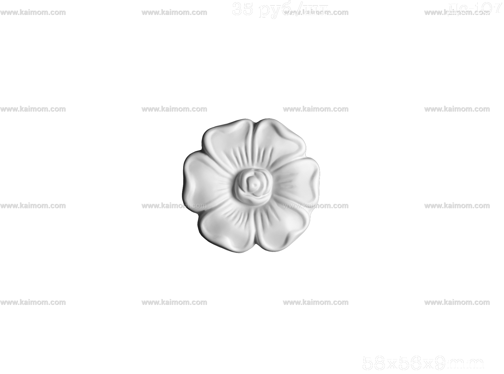 欧式墙面雕花3D模型-1