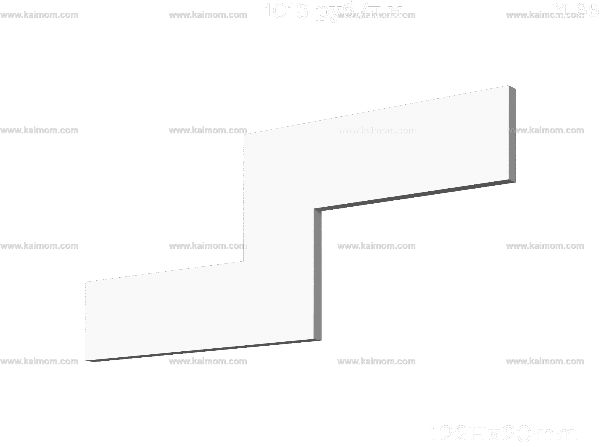 转角石膏线3D模型-1