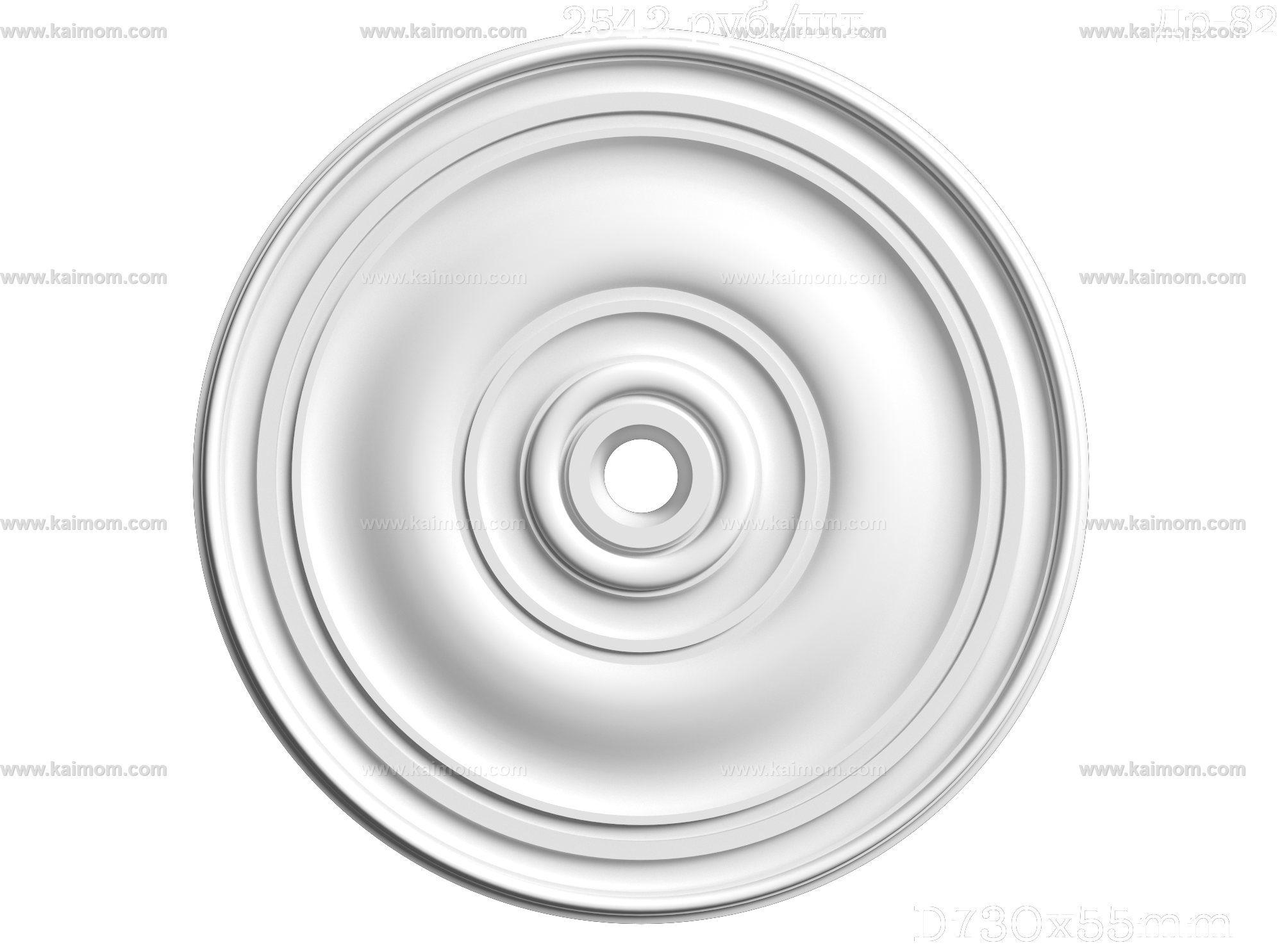 欧式古典雕花灯池3D模型-1