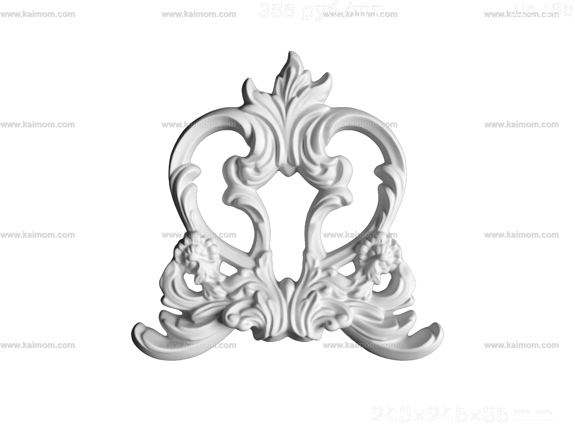 欧式墙面雕花3D模型-1