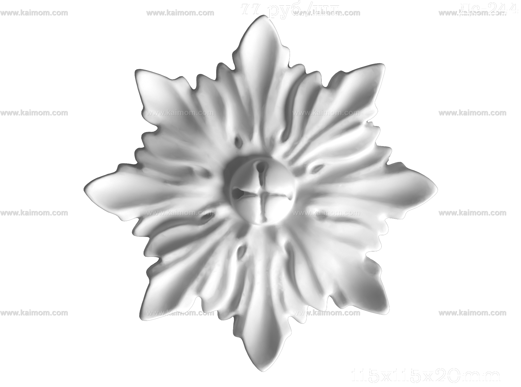 欧式墙面雕花3D模型-1