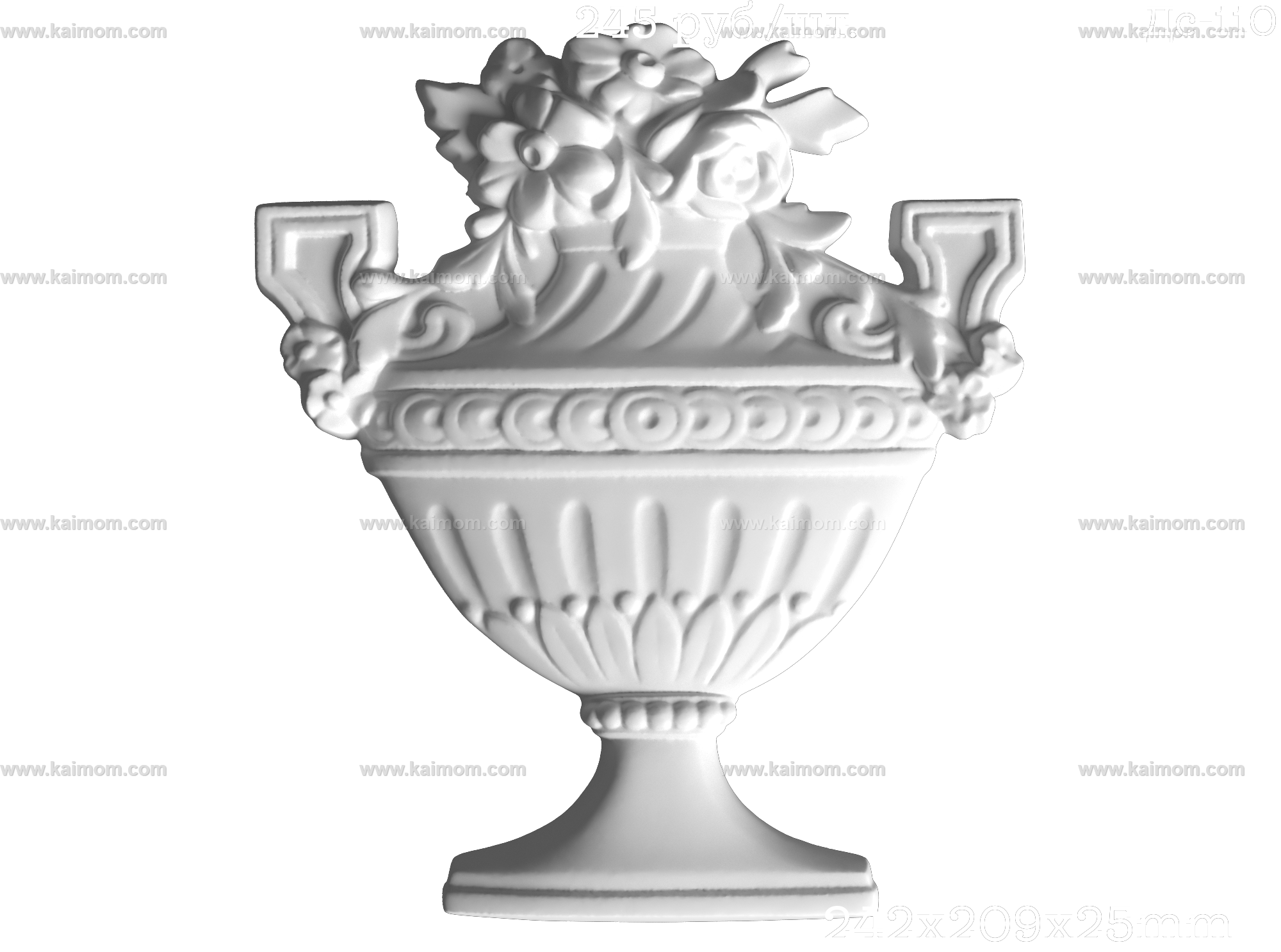 欧式墙面雕花3D模型-1