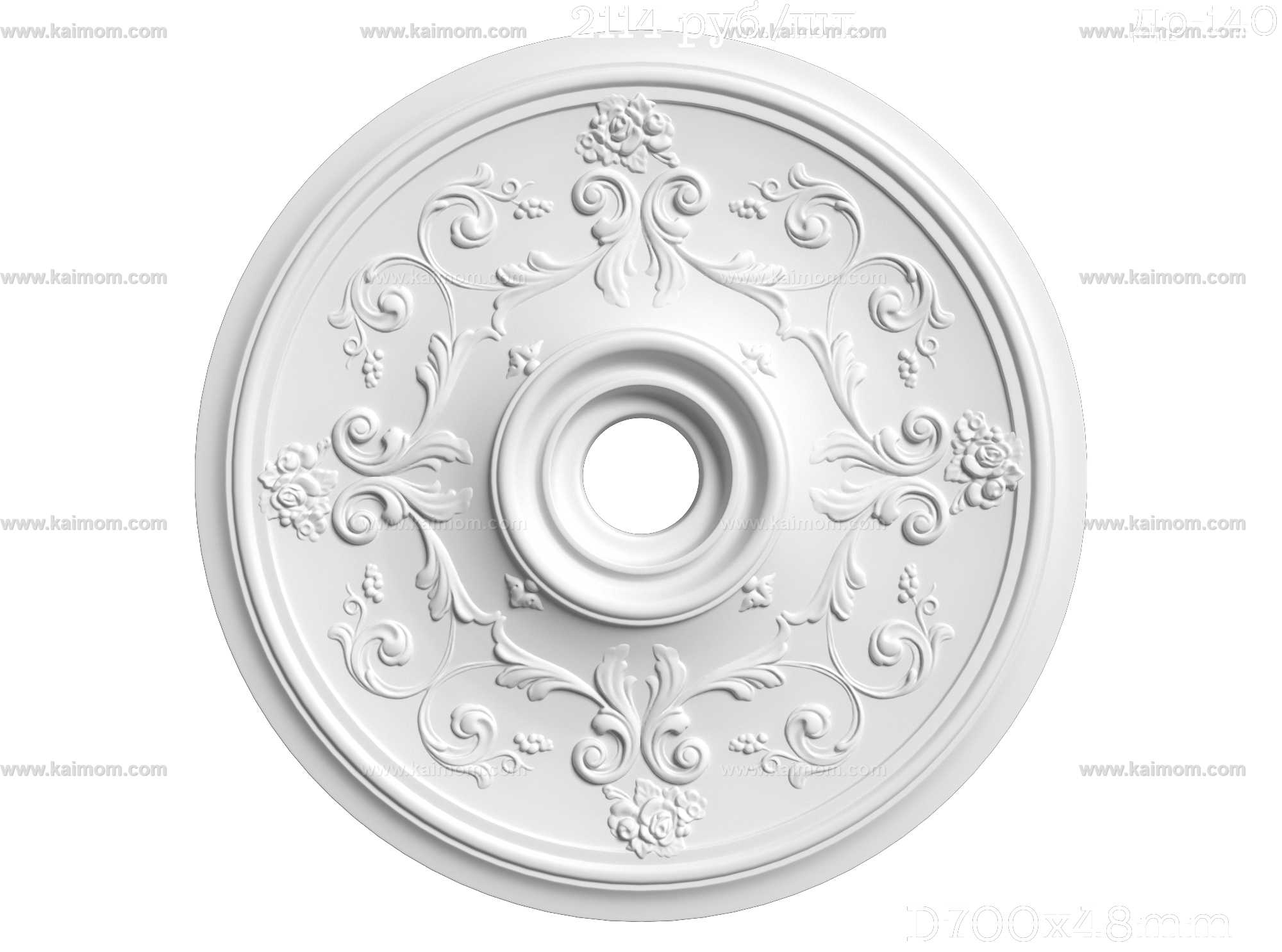 欧式古典雕花灯池3D模型-1