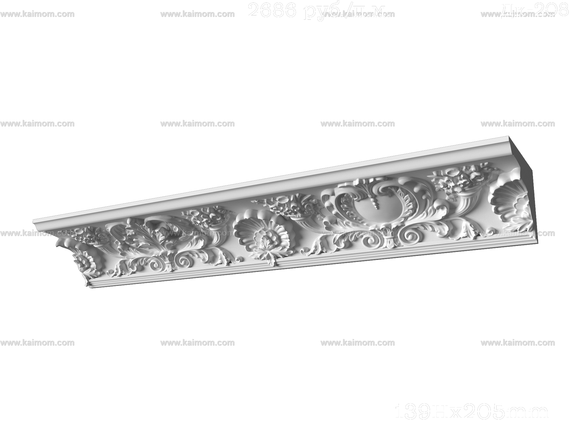 石膏线条3D模型-1