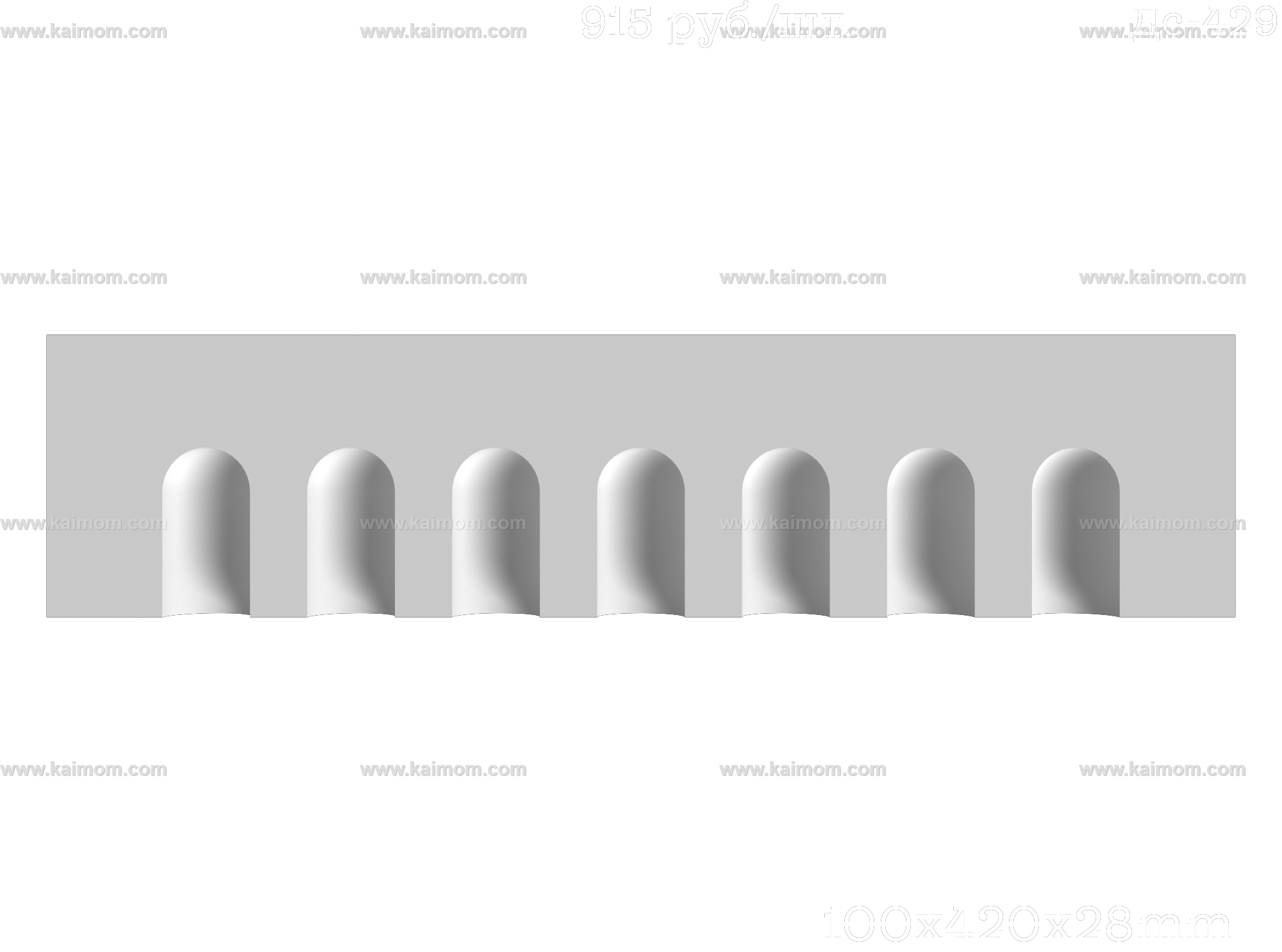 欧式墙面雕花3D模型-1