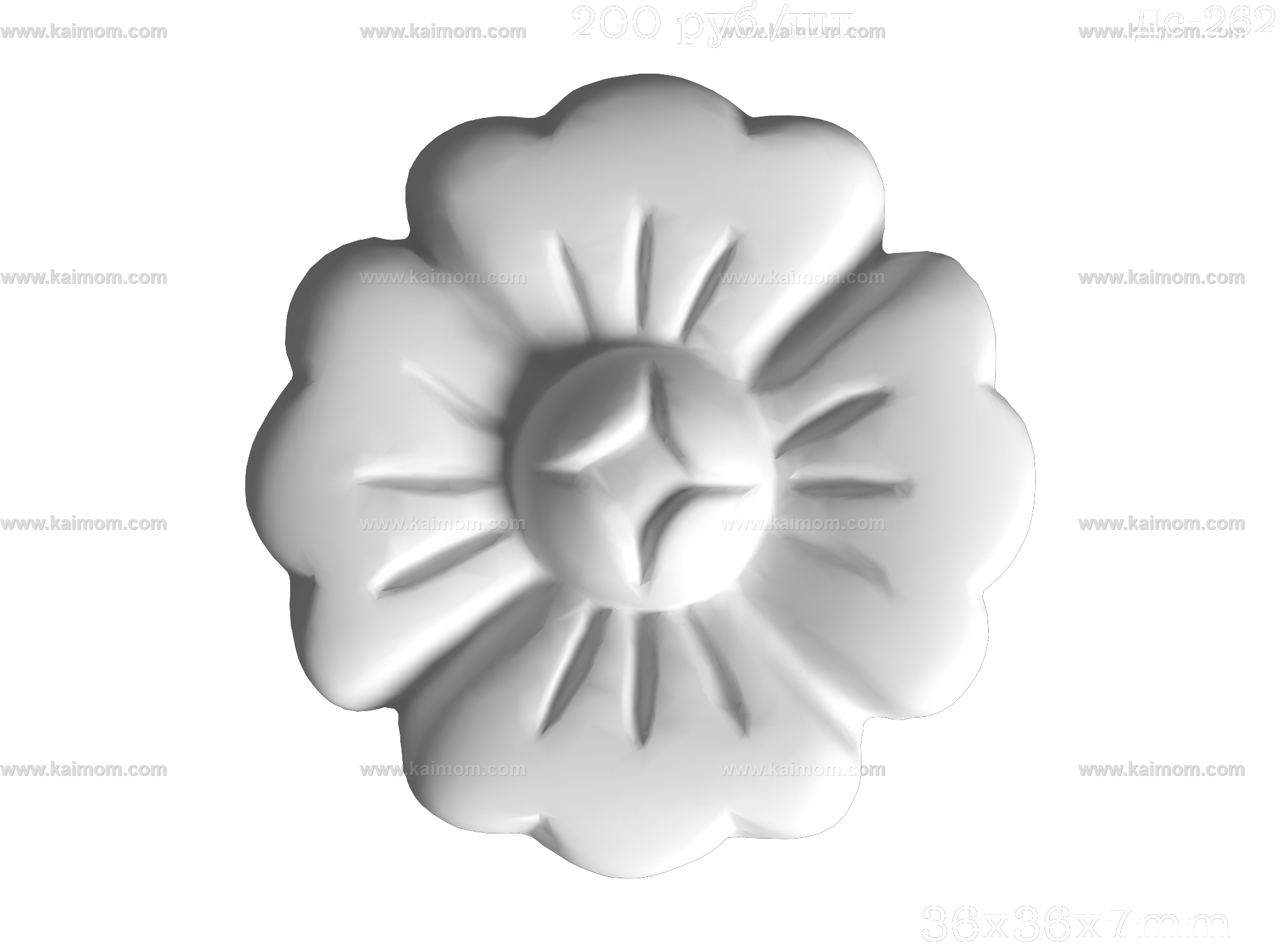 欧式墙面雕花3D模型-1