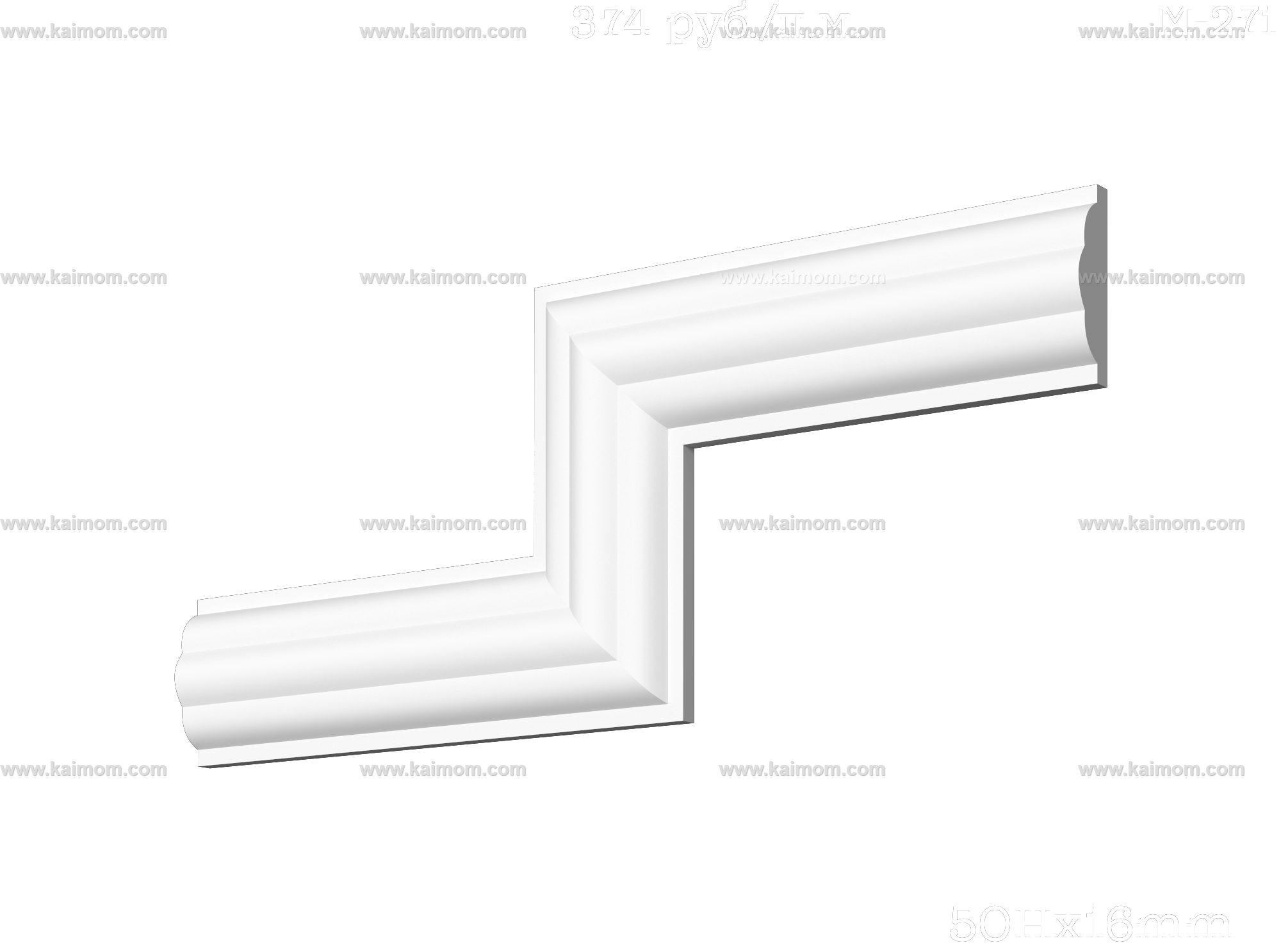 转角石膏线3D模型-1