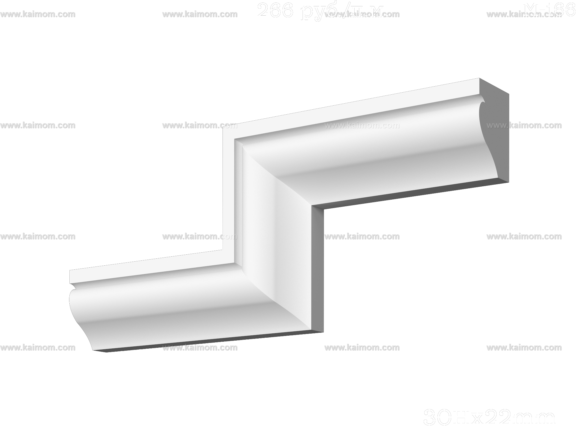 转角石膏线3D模型-1