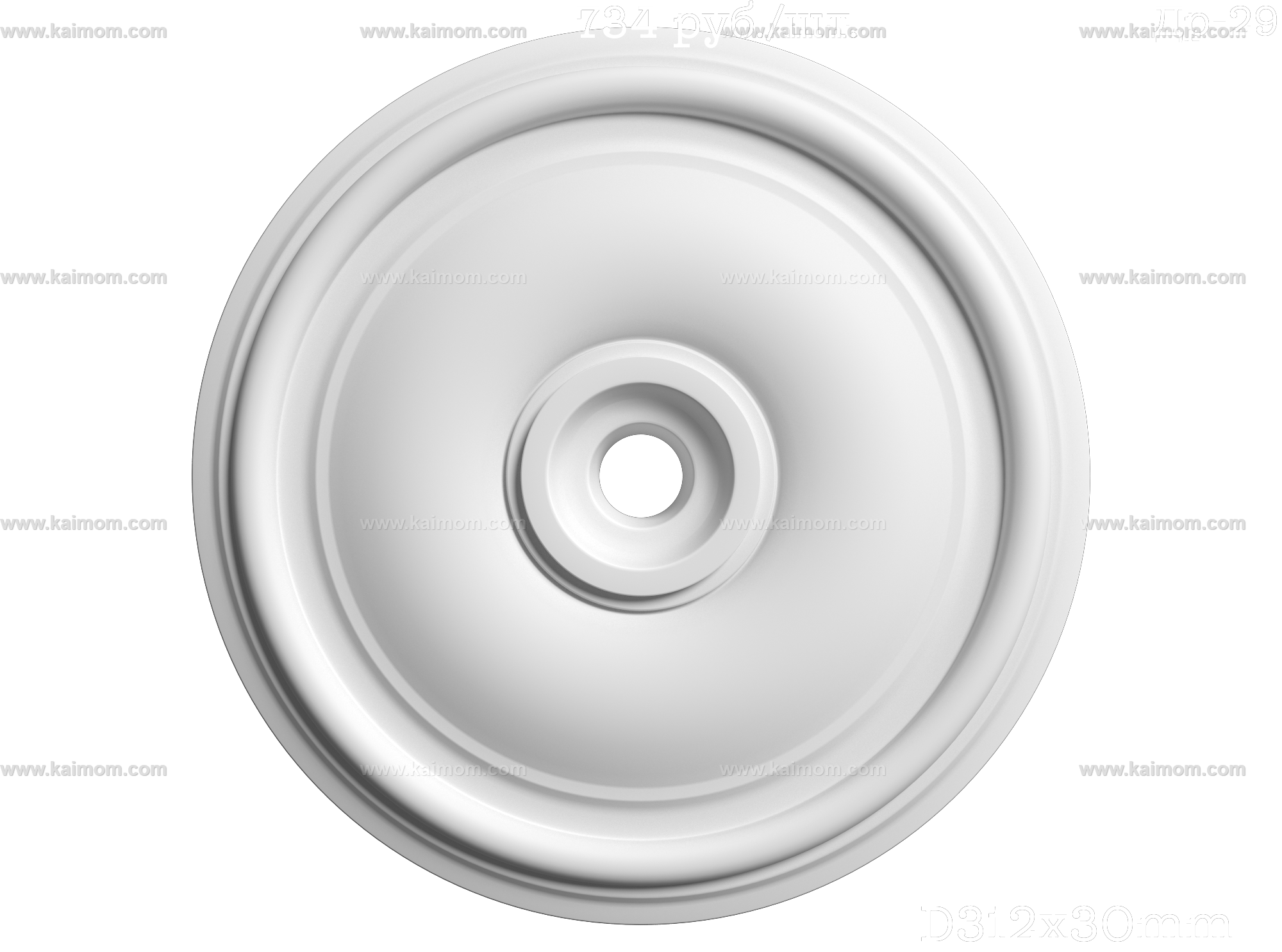 欧式古典雕花灯池3D模型-1