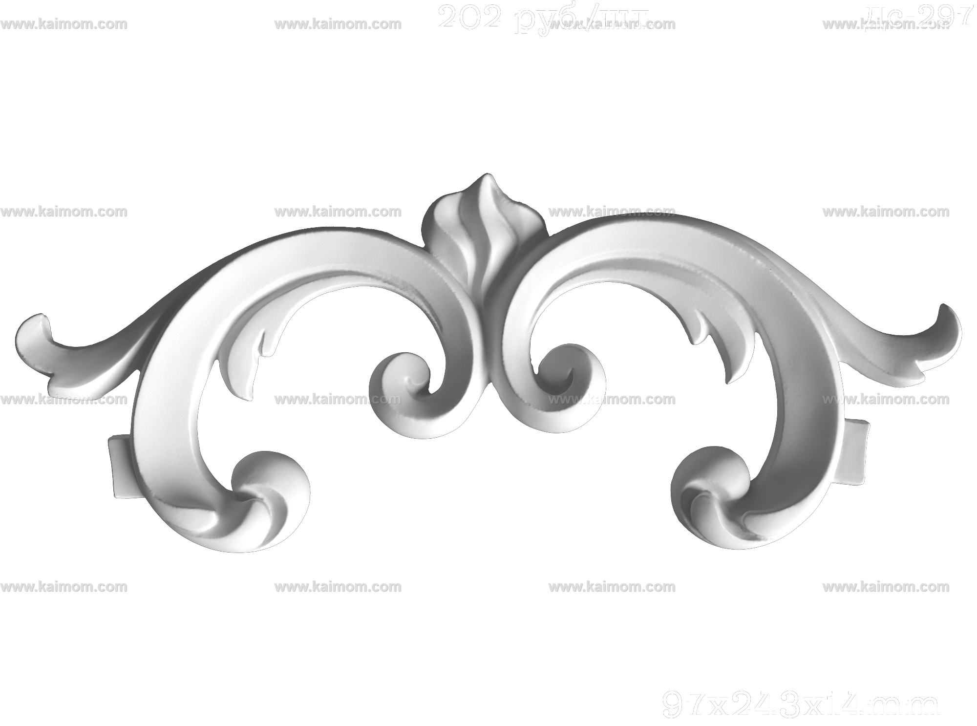 欧式墙面雕花3D模型-1