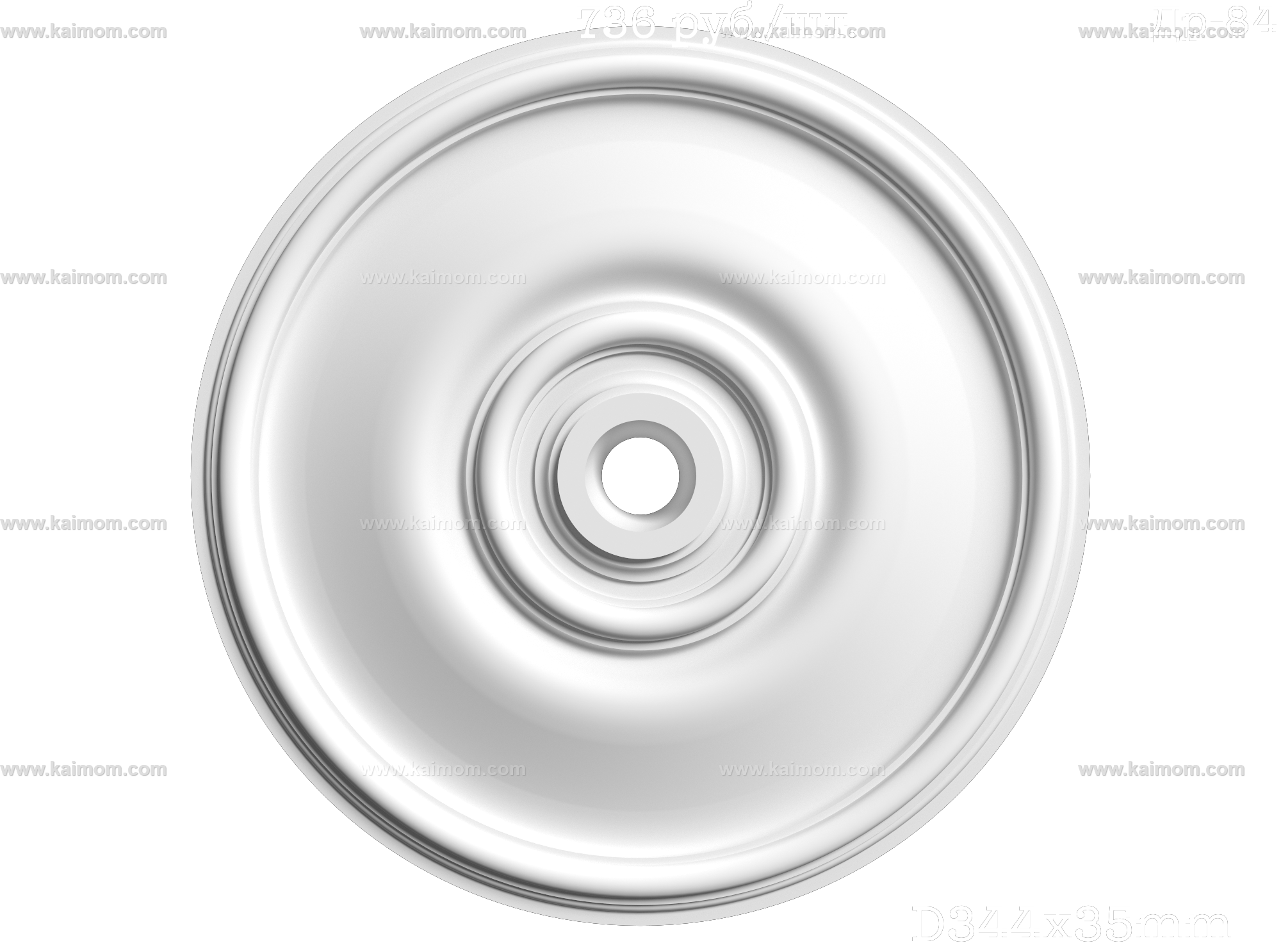 欧式古典雕花灯池3D模型-1
