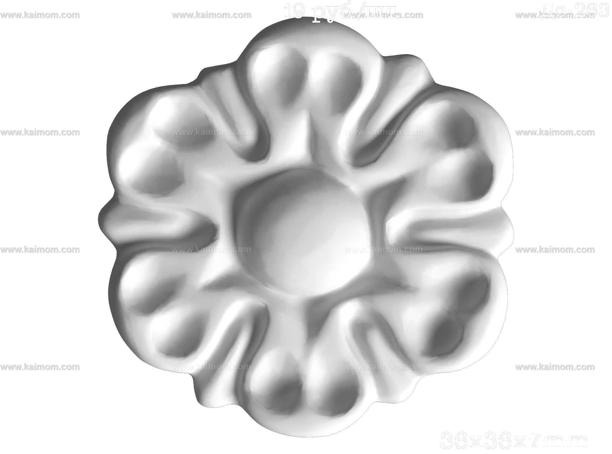 欧式墙面雕花3D模型-1
