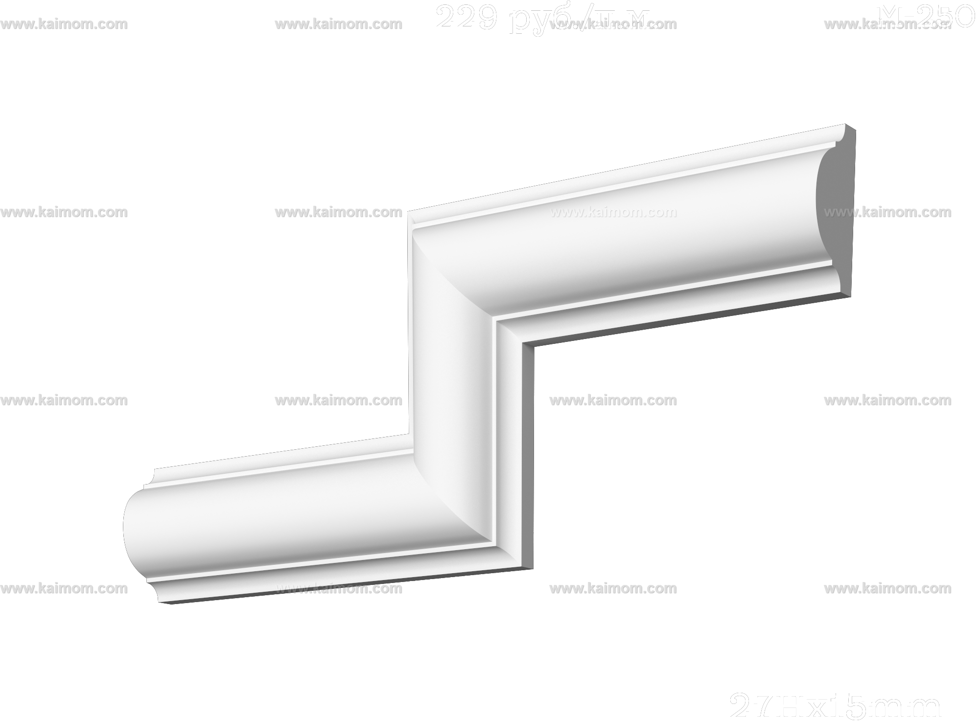 转角石膏线3D模型-1