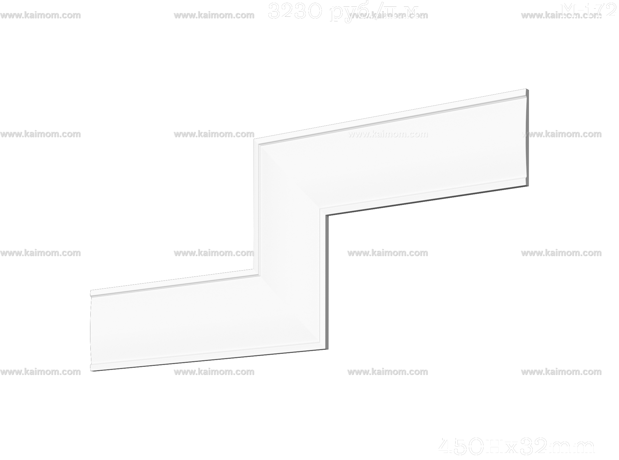 转角石膏线3D模型-1