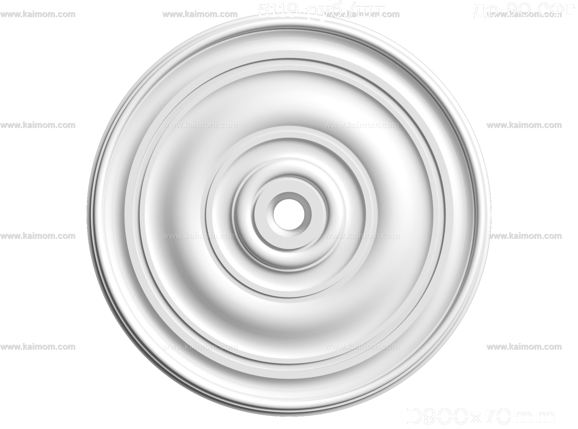 欧式古典雕花灯池3D模型-1