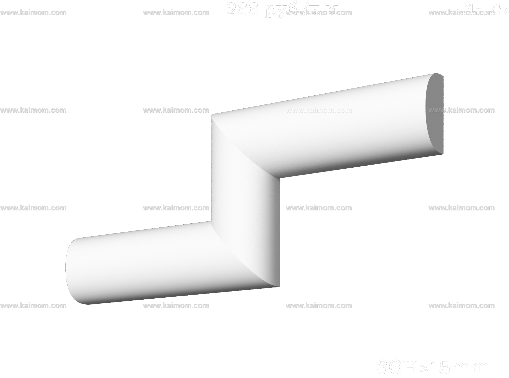 转角石膏线3D模型-1