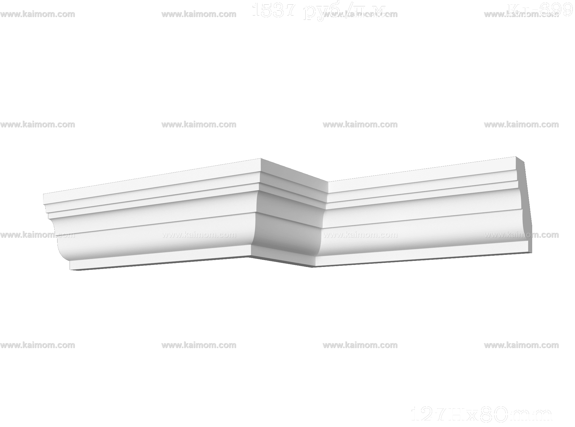 转角石膏线3D模型-1