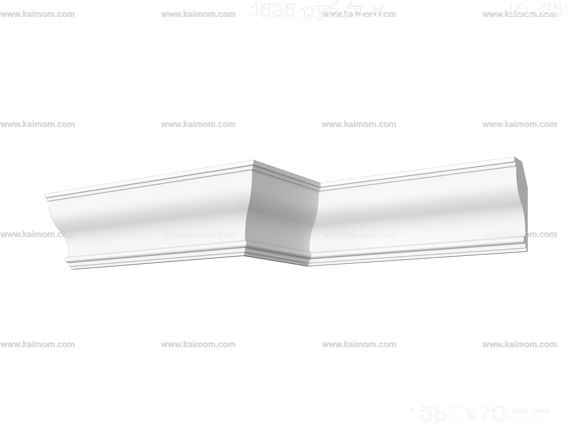 转角石膏线3D模型-1