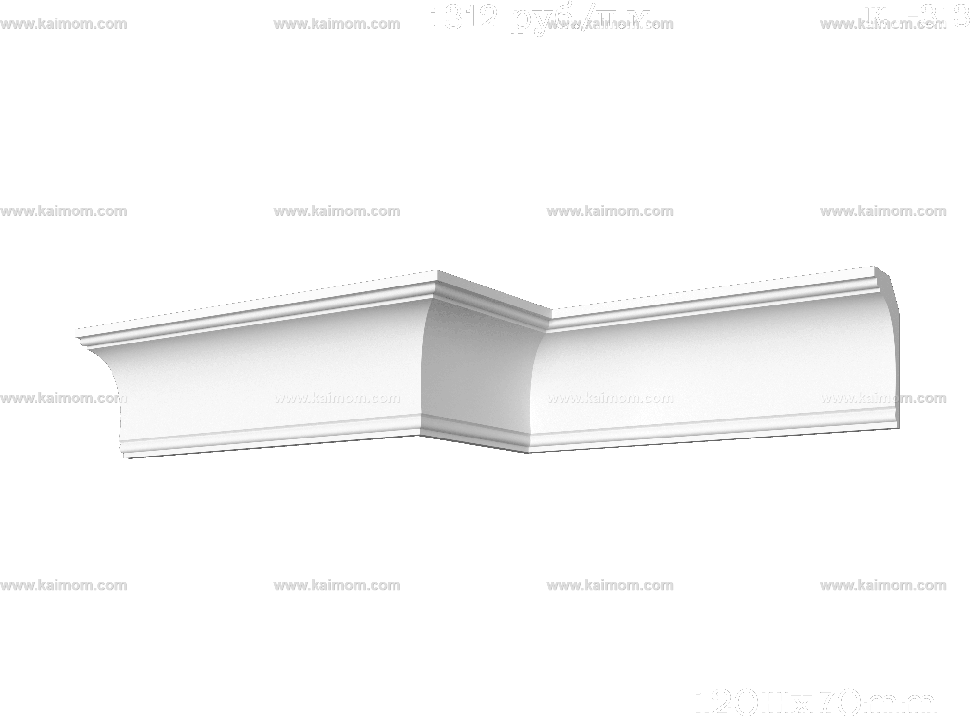 转角石膏线3D模型-1