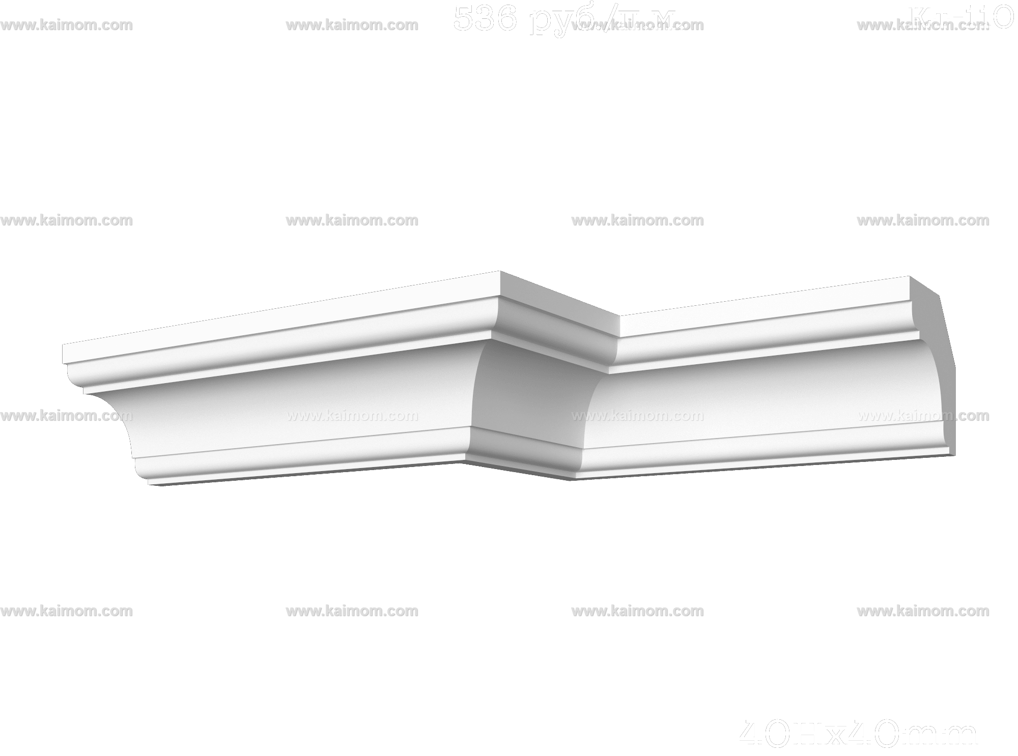 转角石膏线3D模型-1