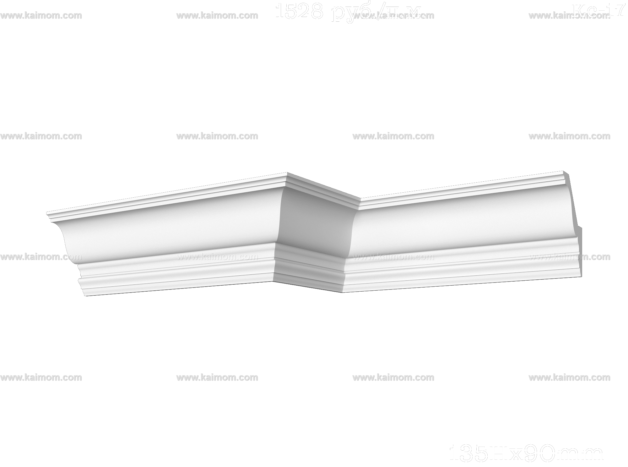 转角石膏线3D模型-1