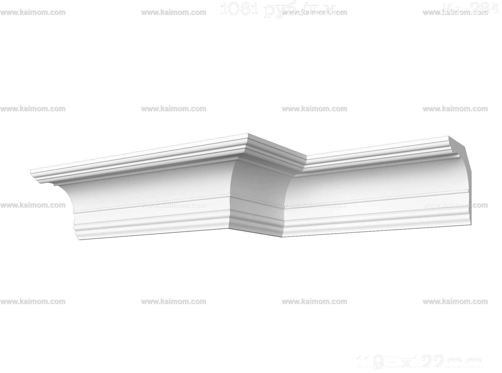 转角石膏线3D模型-1