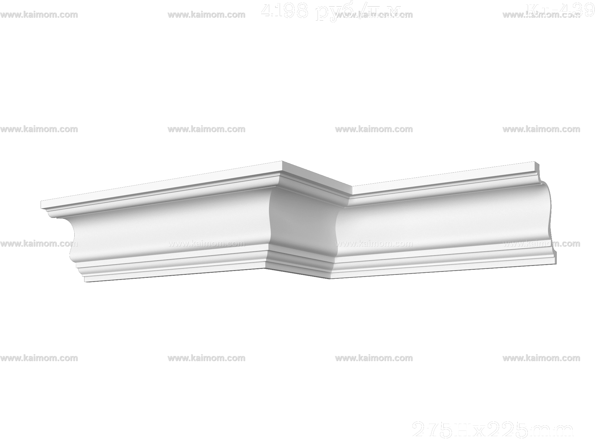 转角石膏线3D模型-1