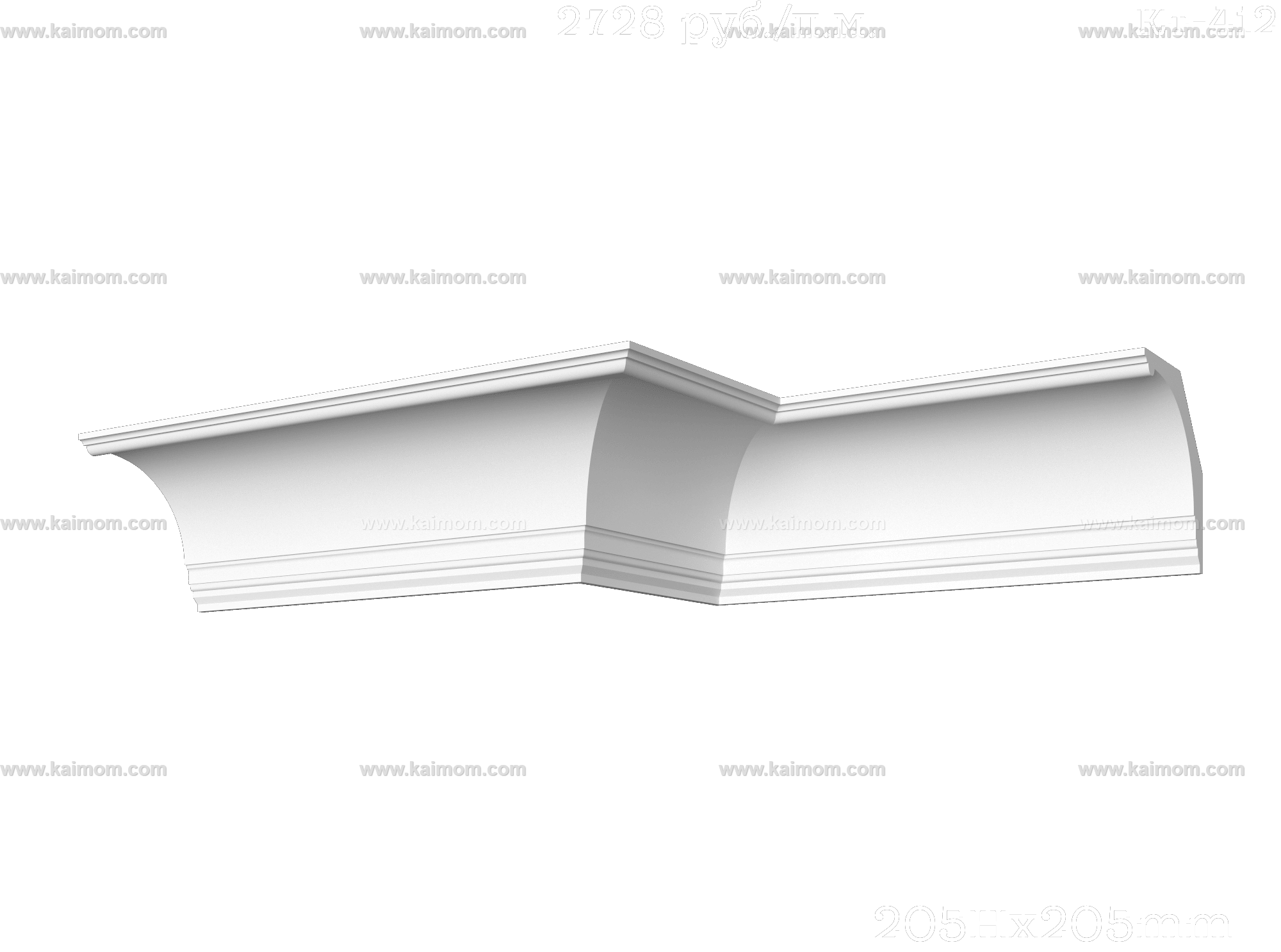 转角石膏线3D模型-1