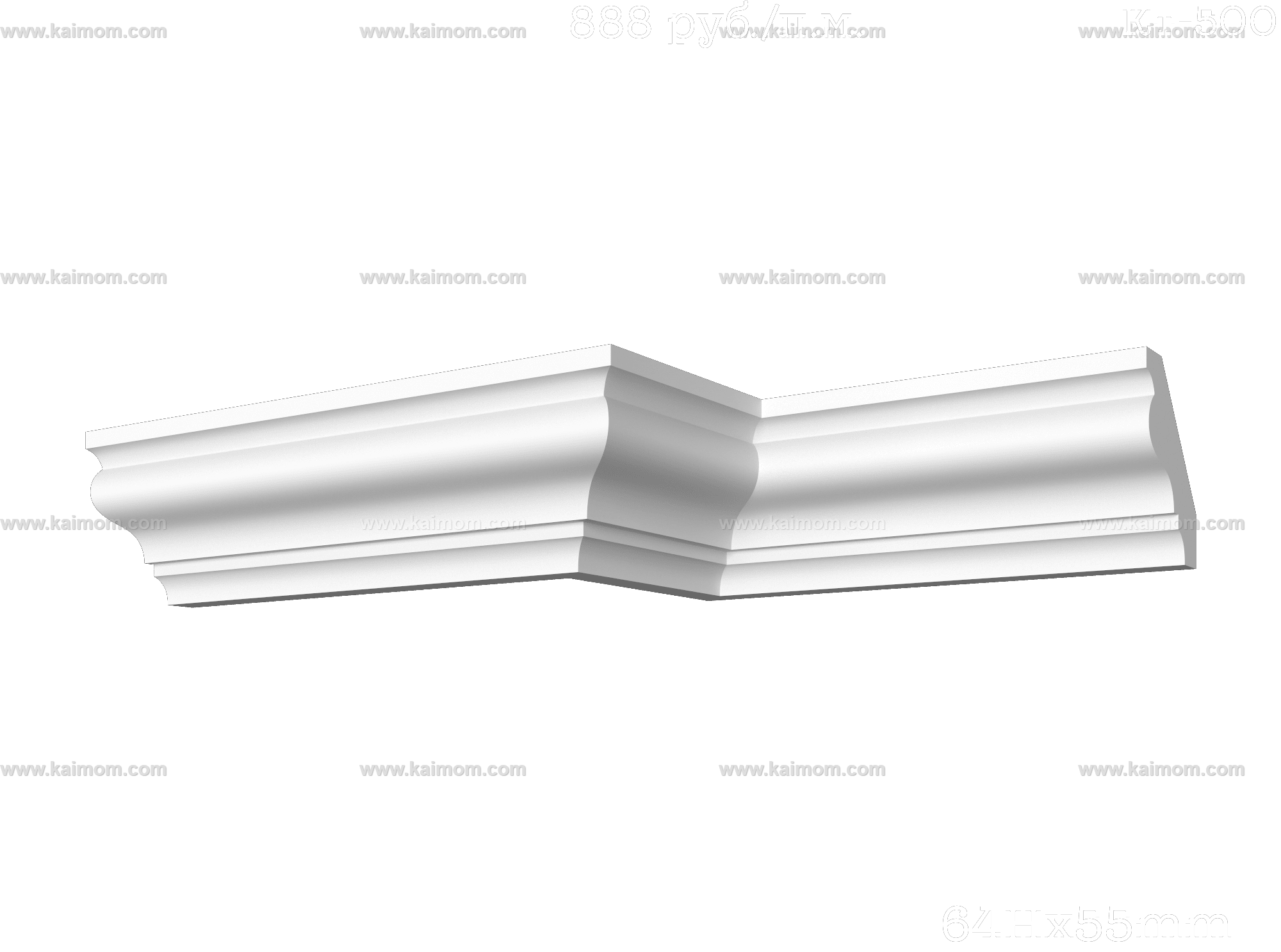 转角石膏线3D模型-1