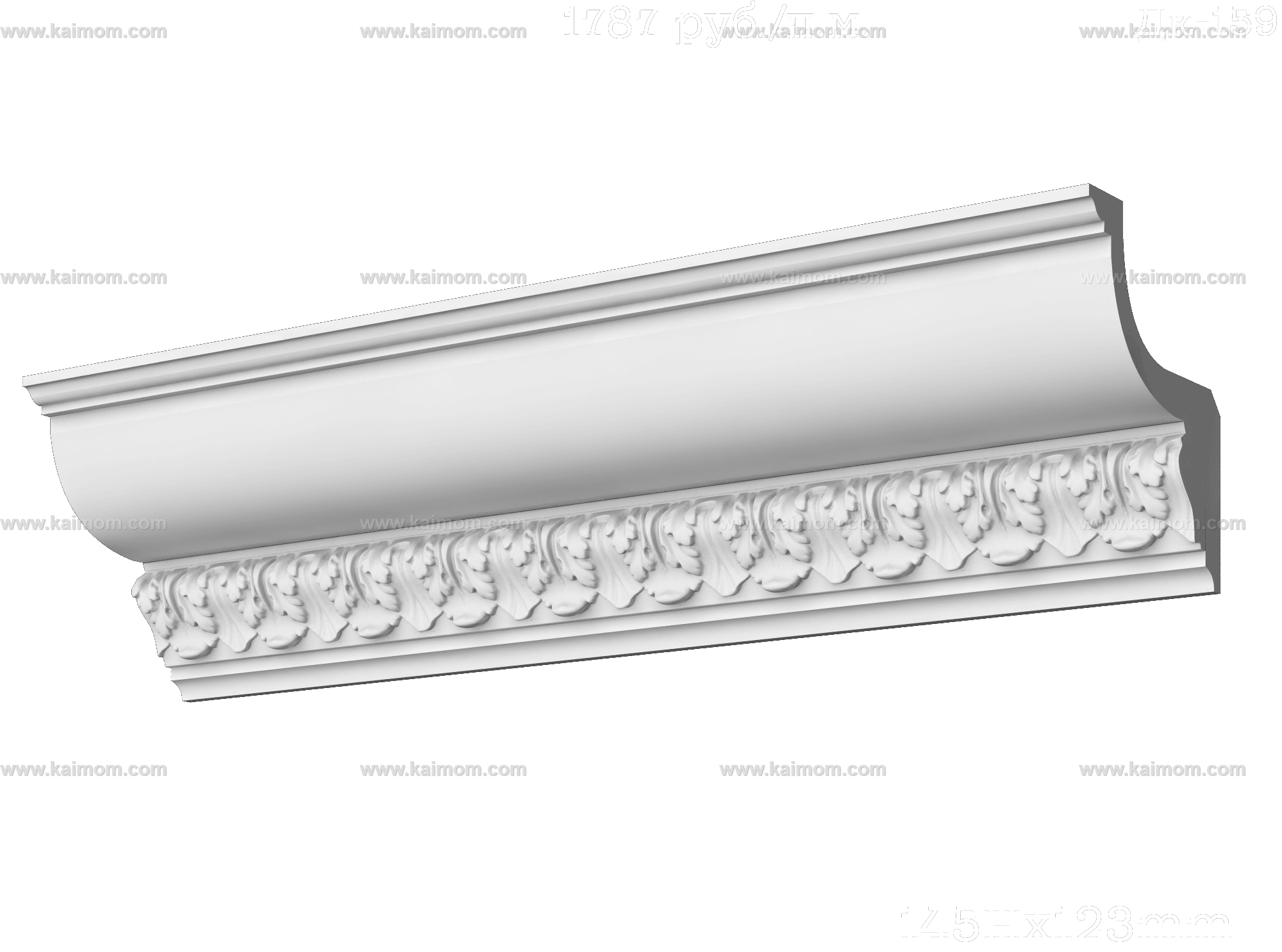 转角石膏线3D模型-1