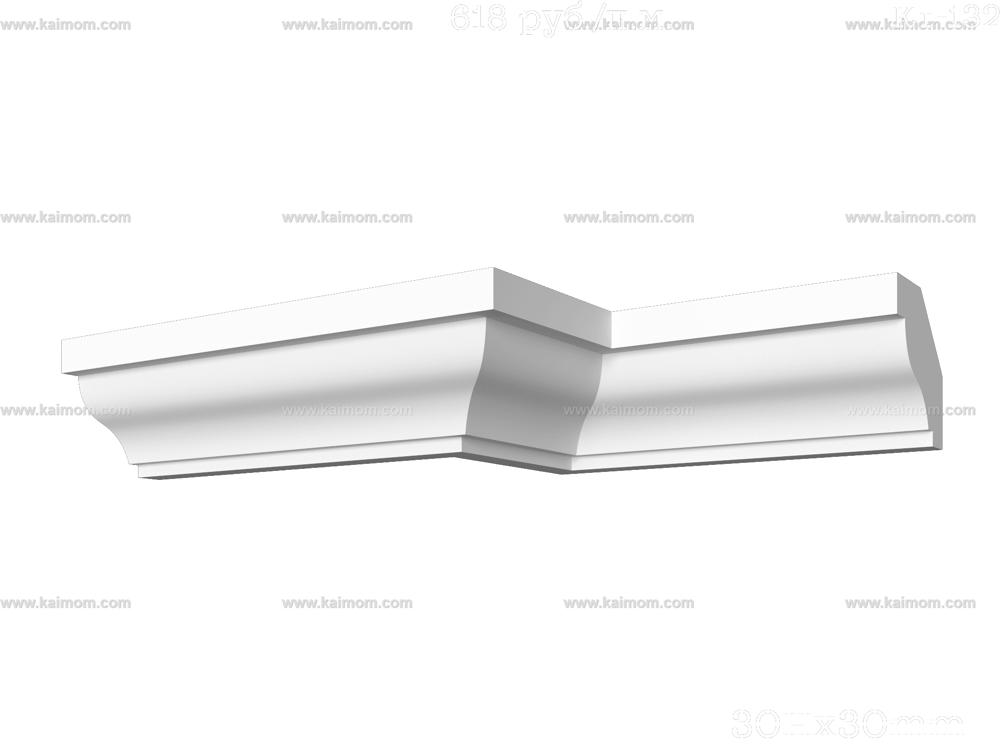 转角石膏线3D模型-1