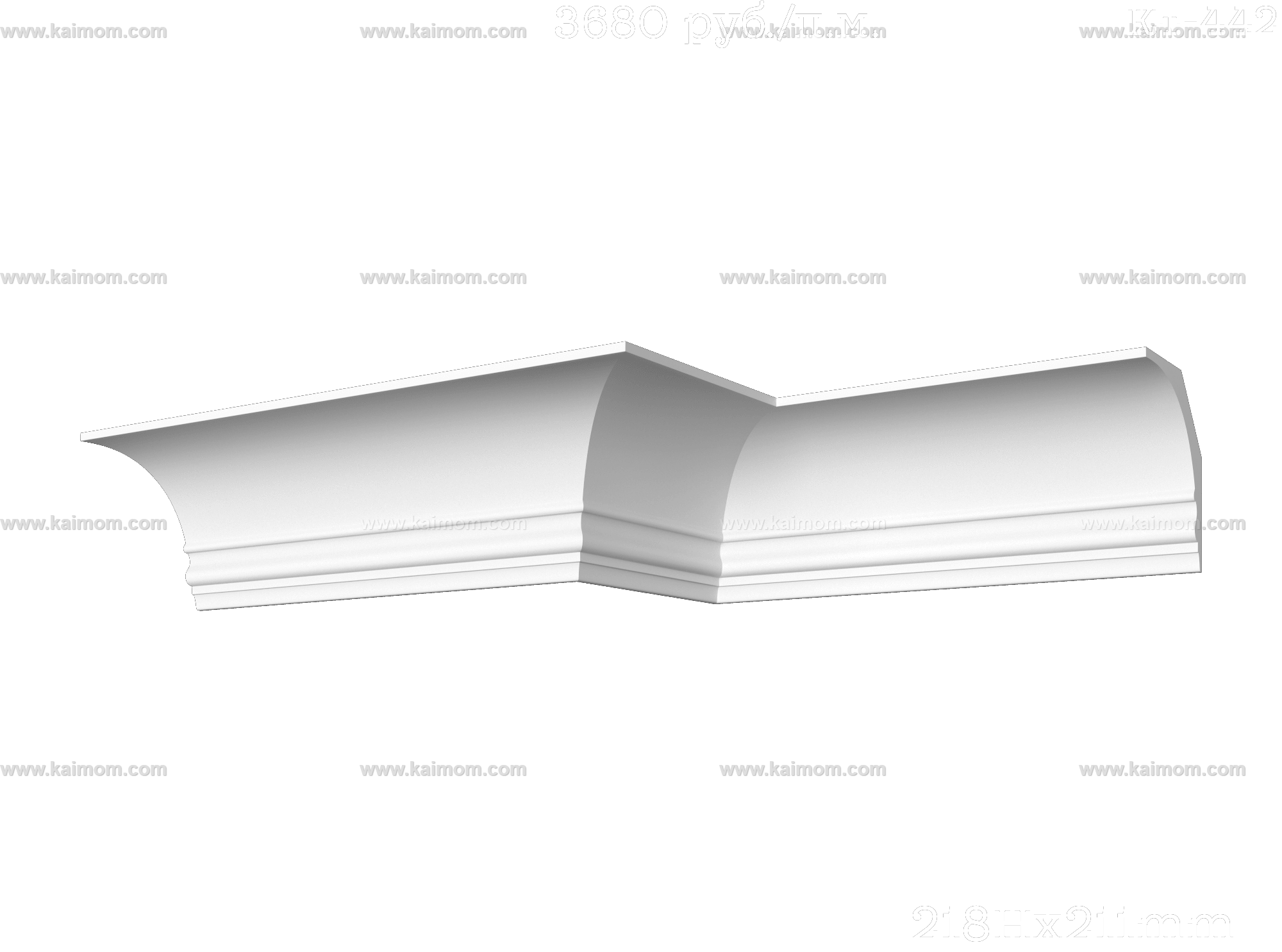 转角石膏线3D模型-1