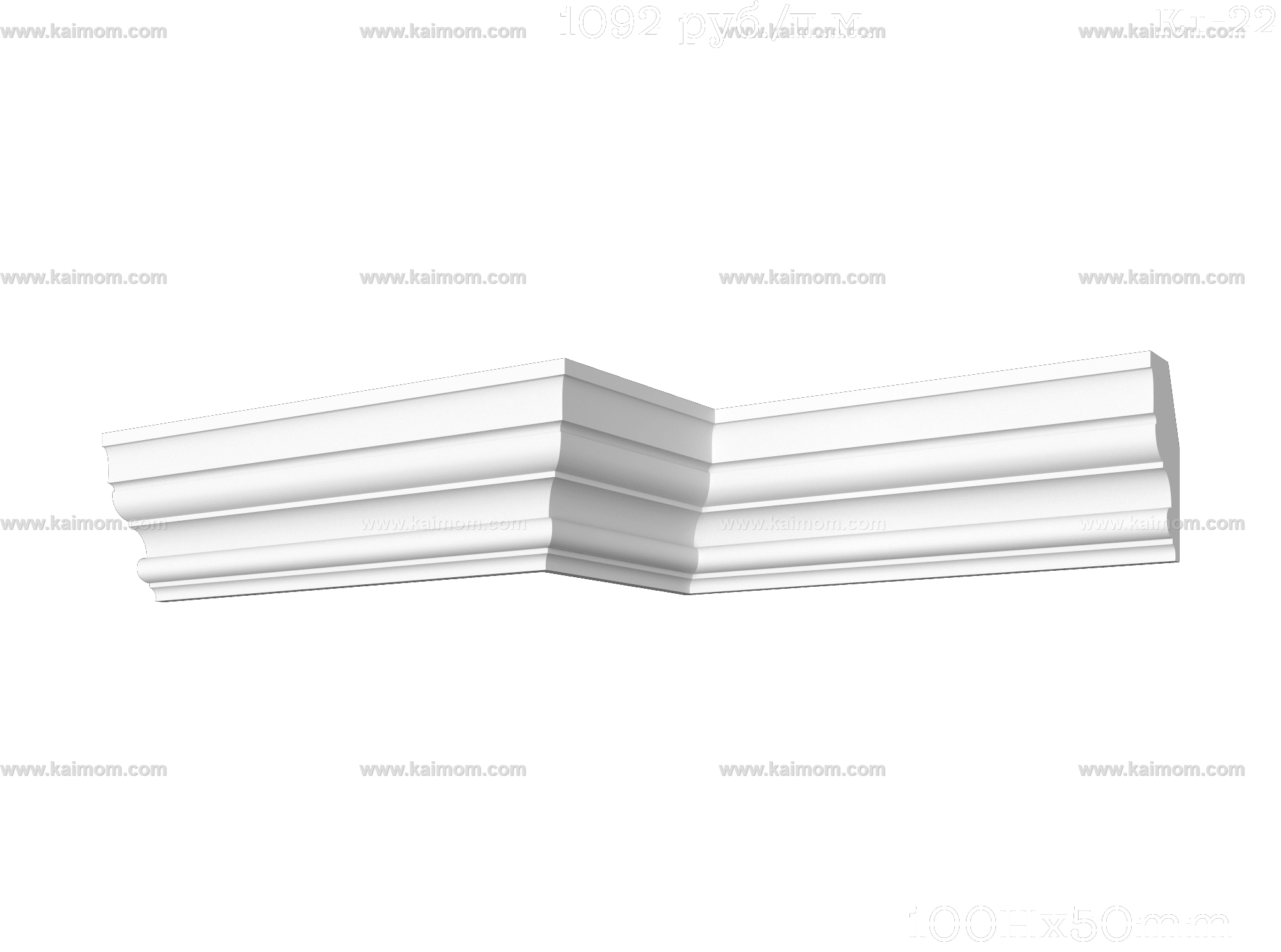 转角石膏线3D模型-1