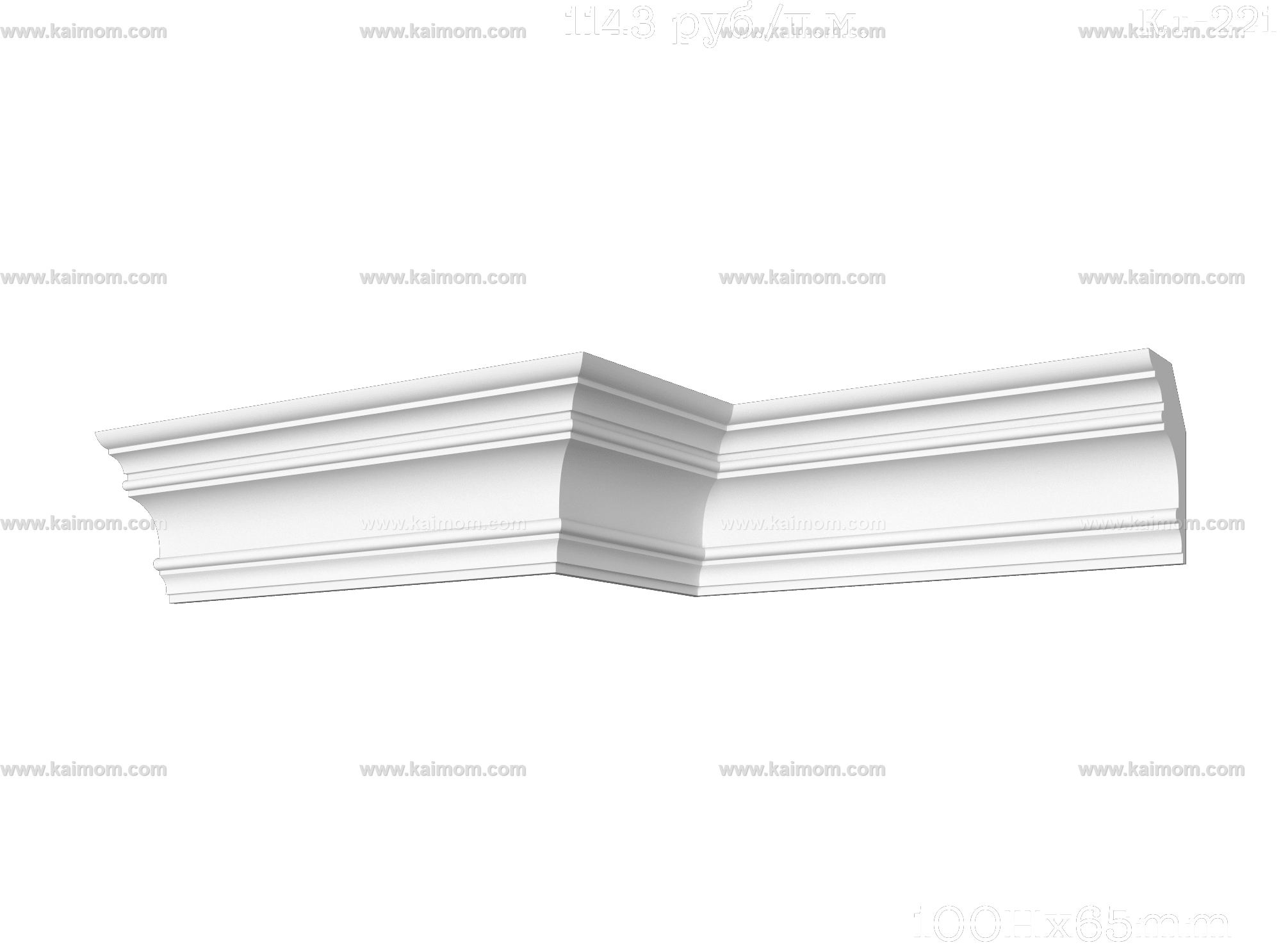 转角石膏线3D模型-1