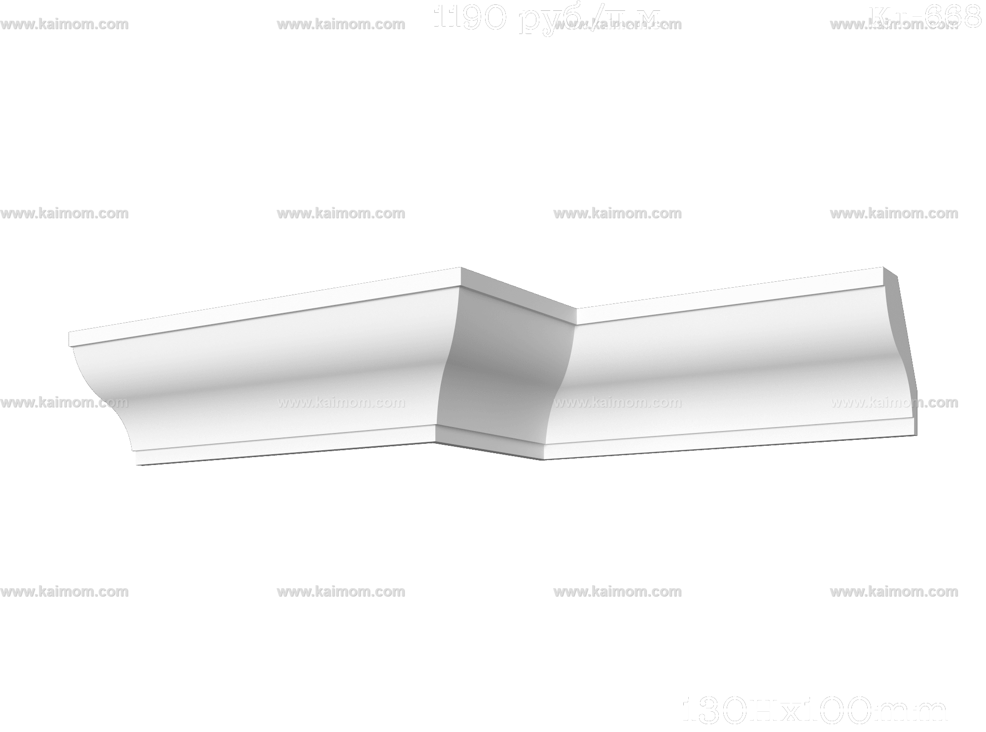 转角石膏线3D模型-1