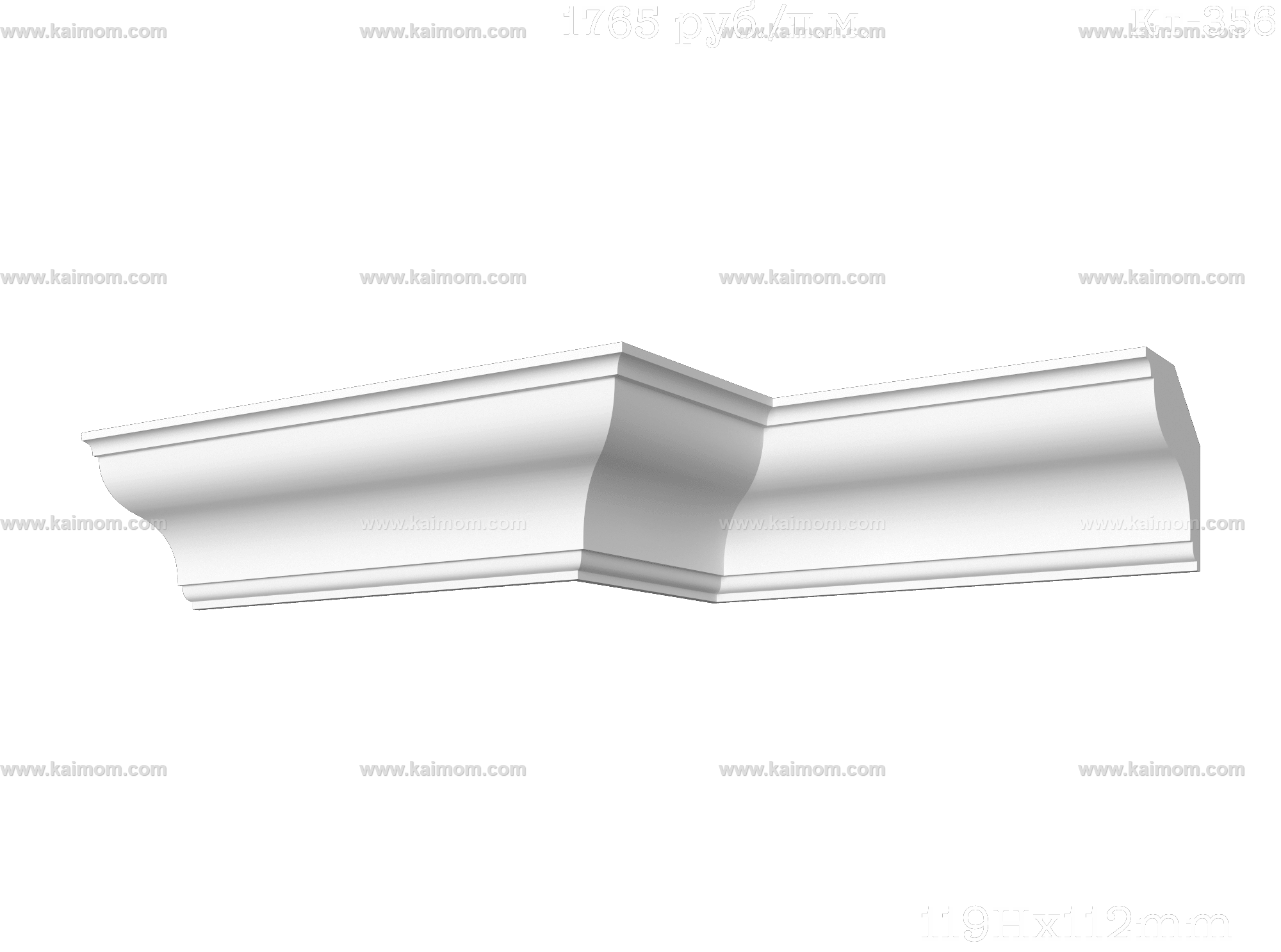 转角石膏线3D模型-1