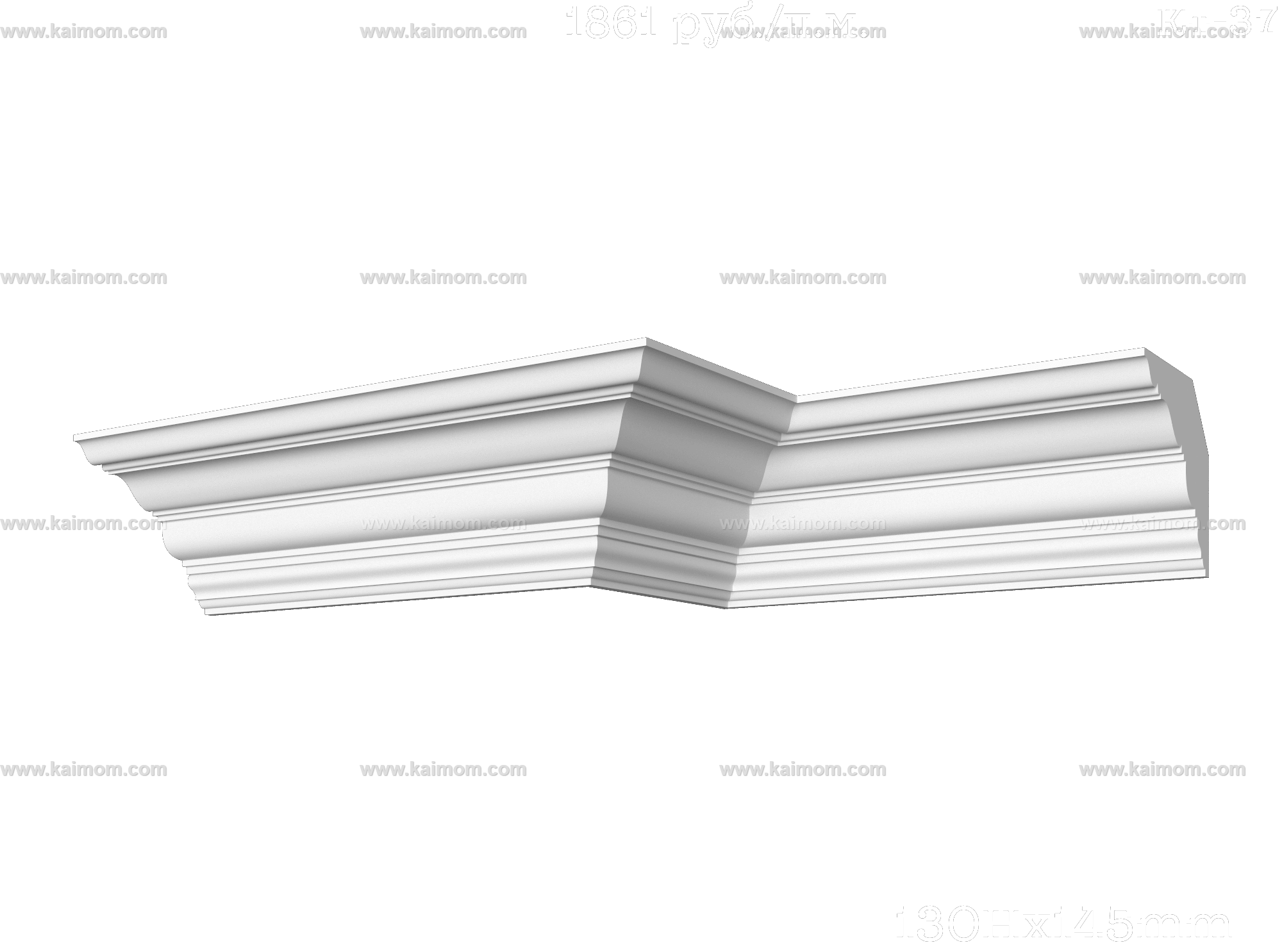 转角石膏线3D模型-1