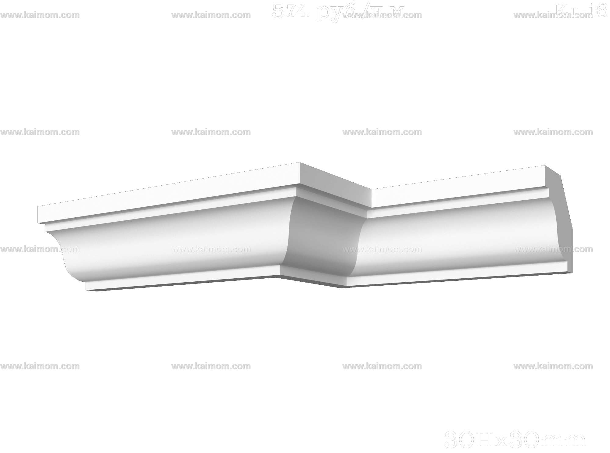转角石膏线3D模型-1