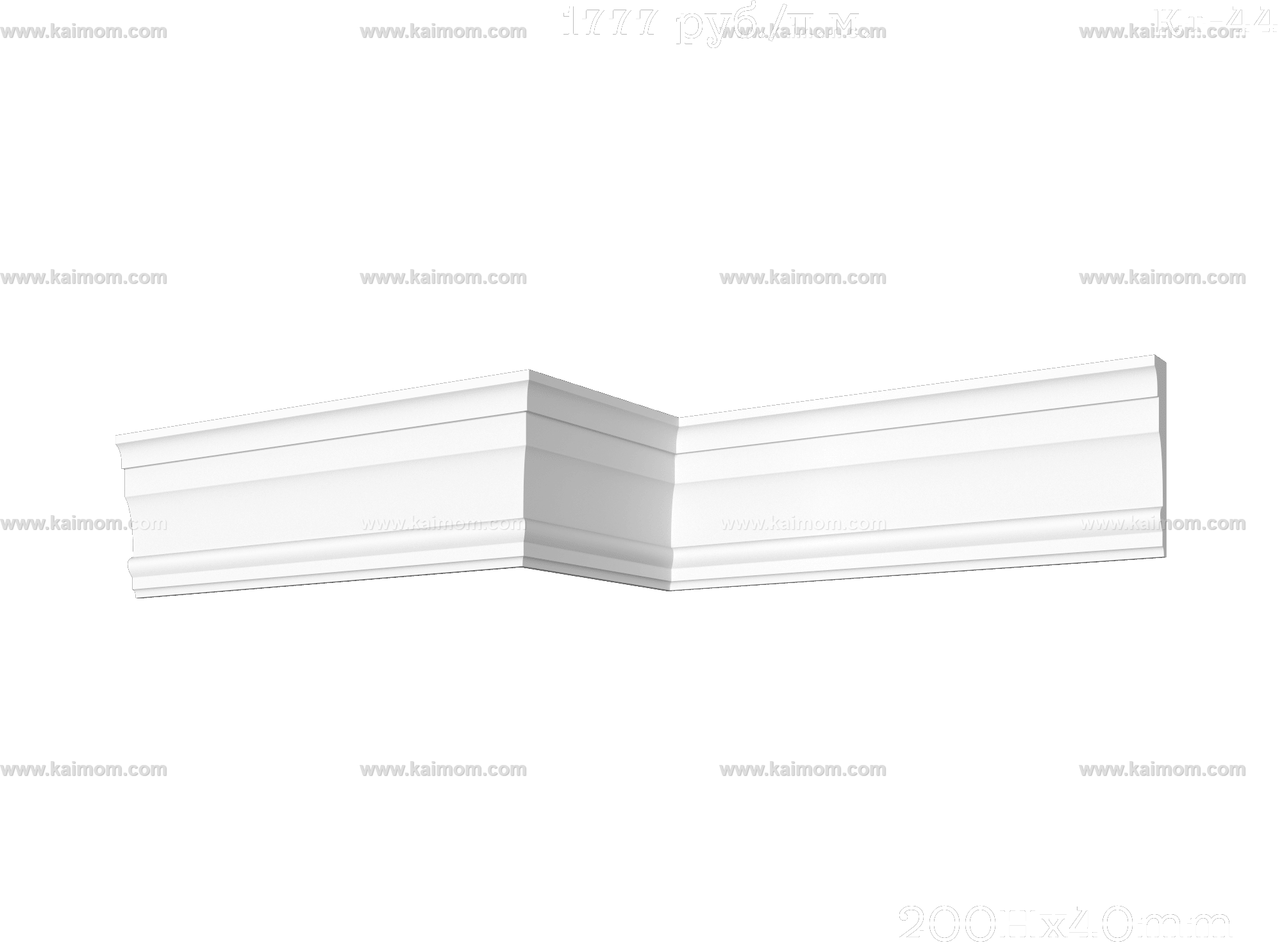 转角石膏线3D模型-1
