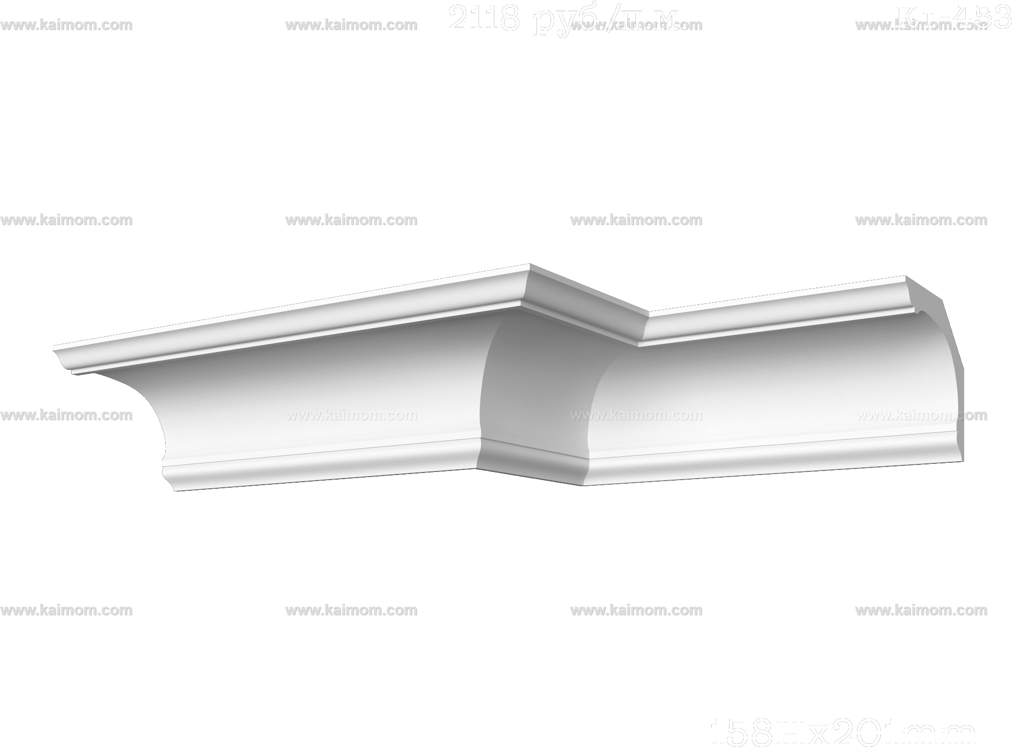 转角石膏线3D模型-1