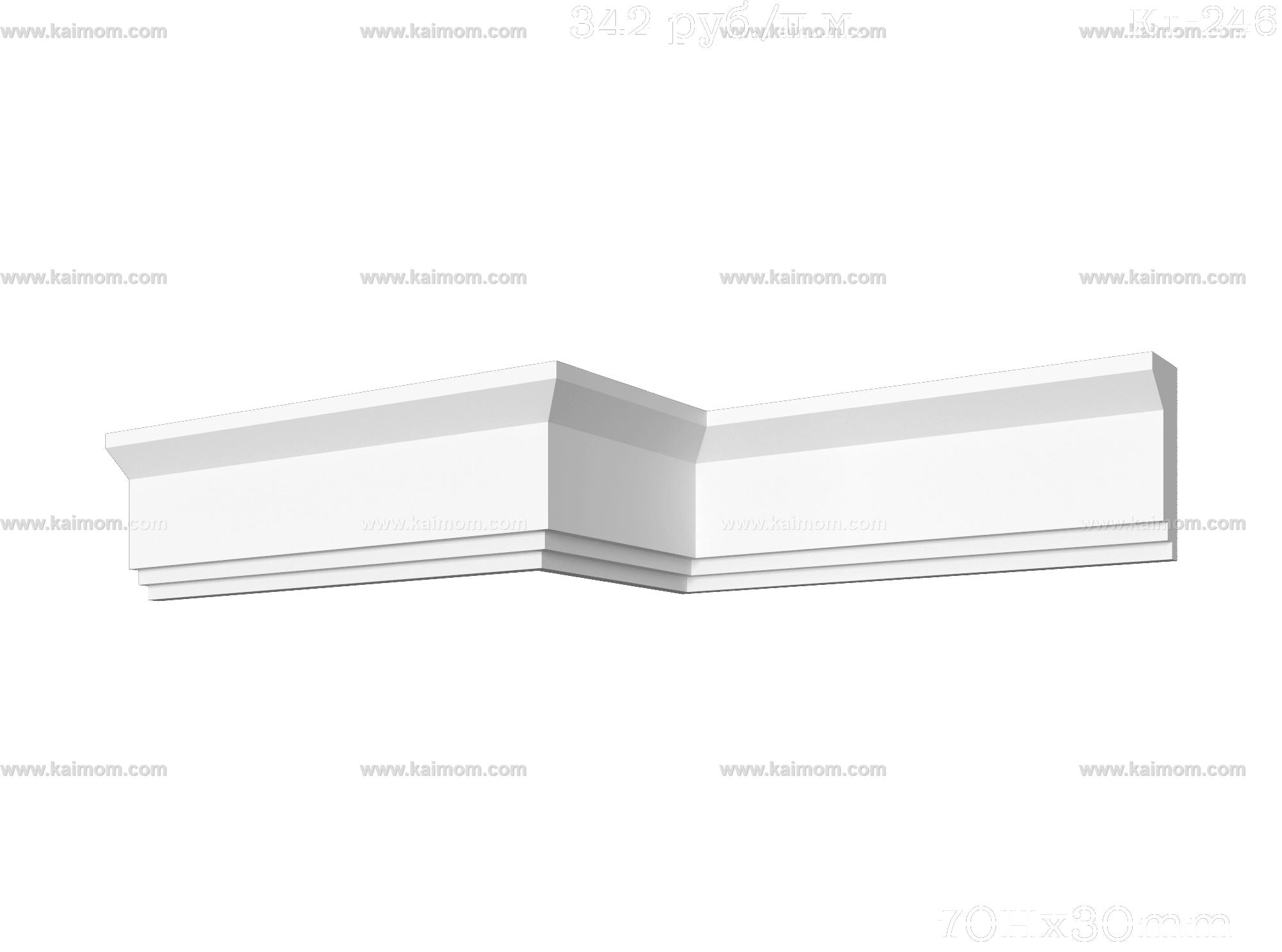 转角石膏线3D模型-1