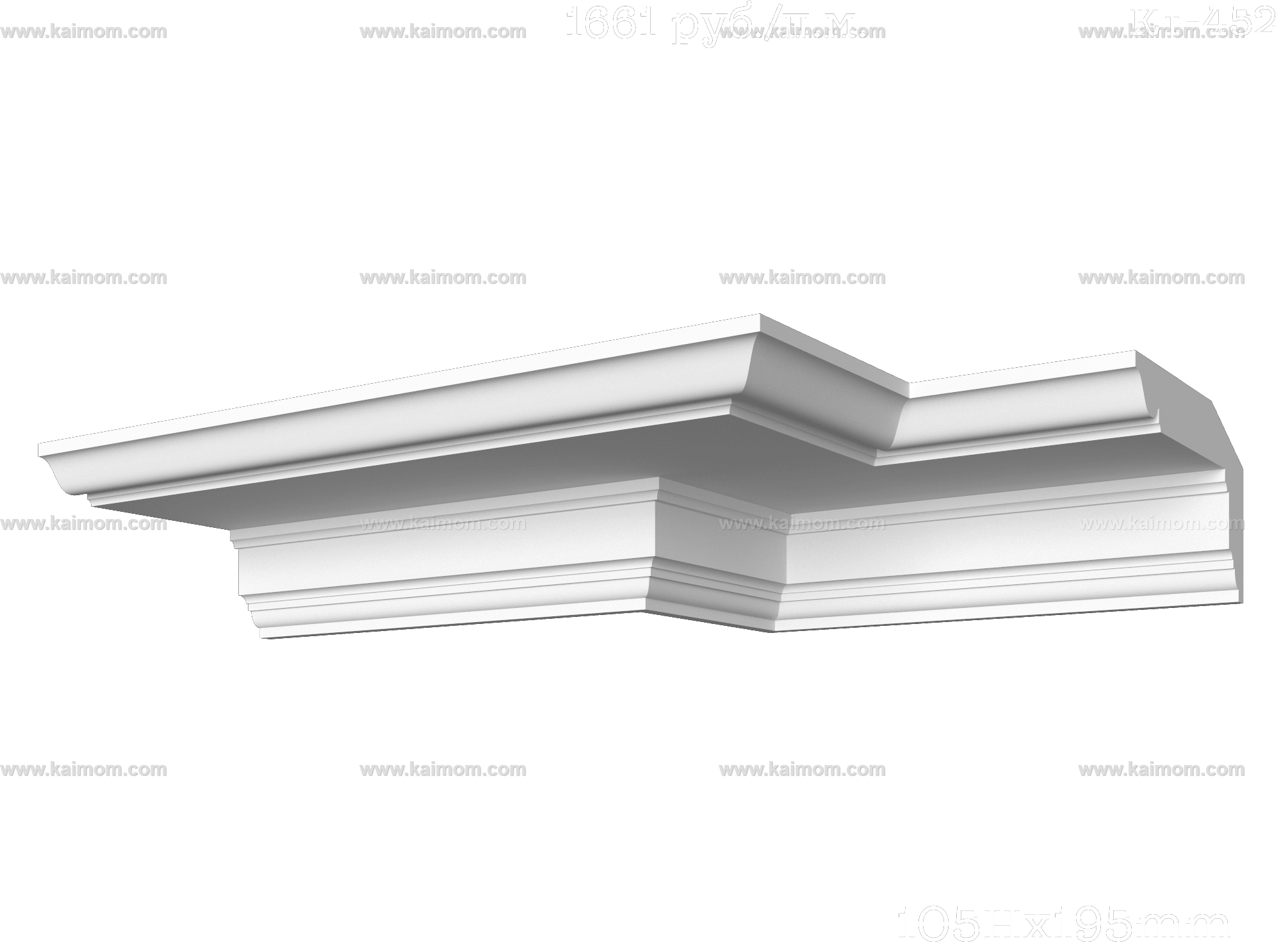 转角石膏线3D模型-1